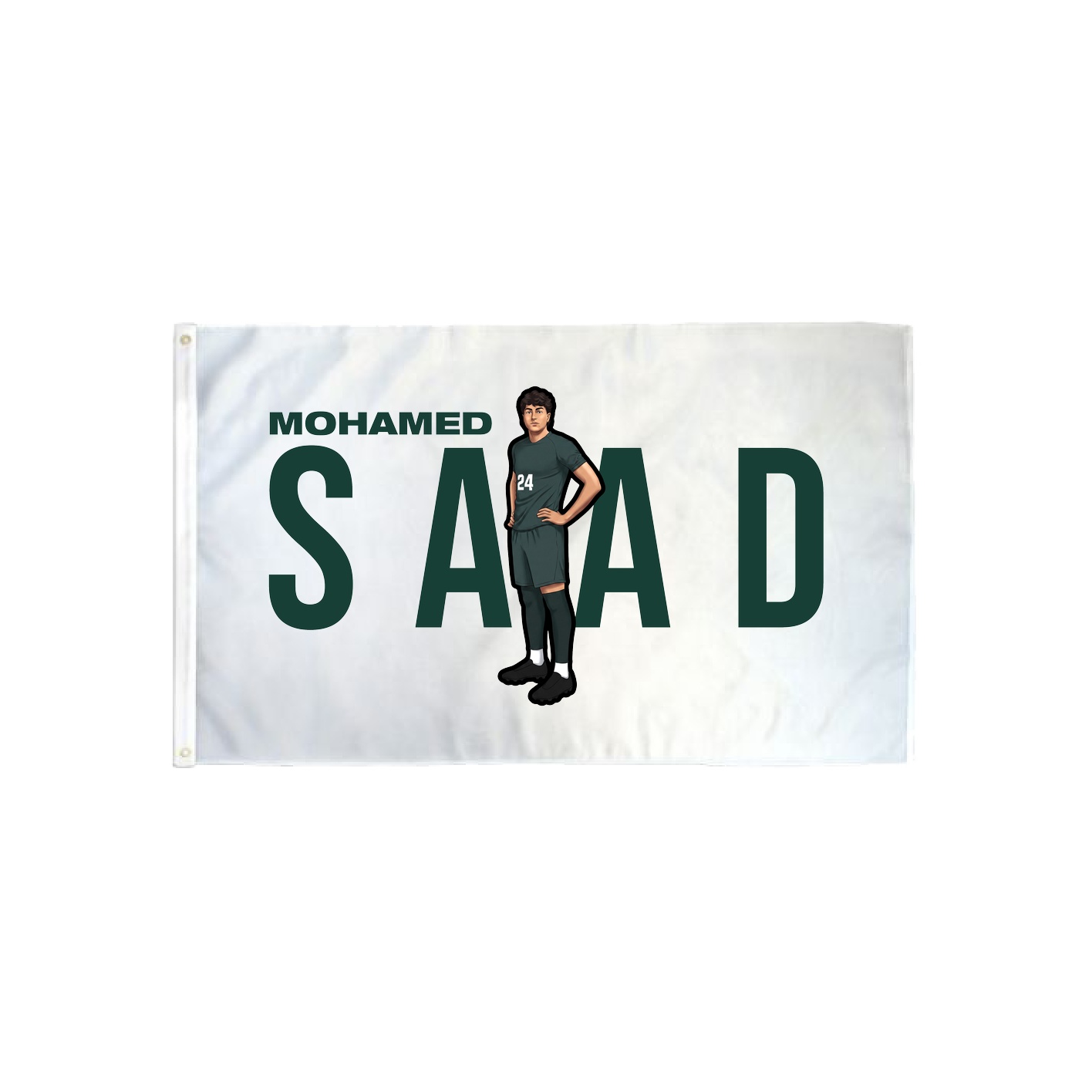 3x5 Flag — Player Name in Classic