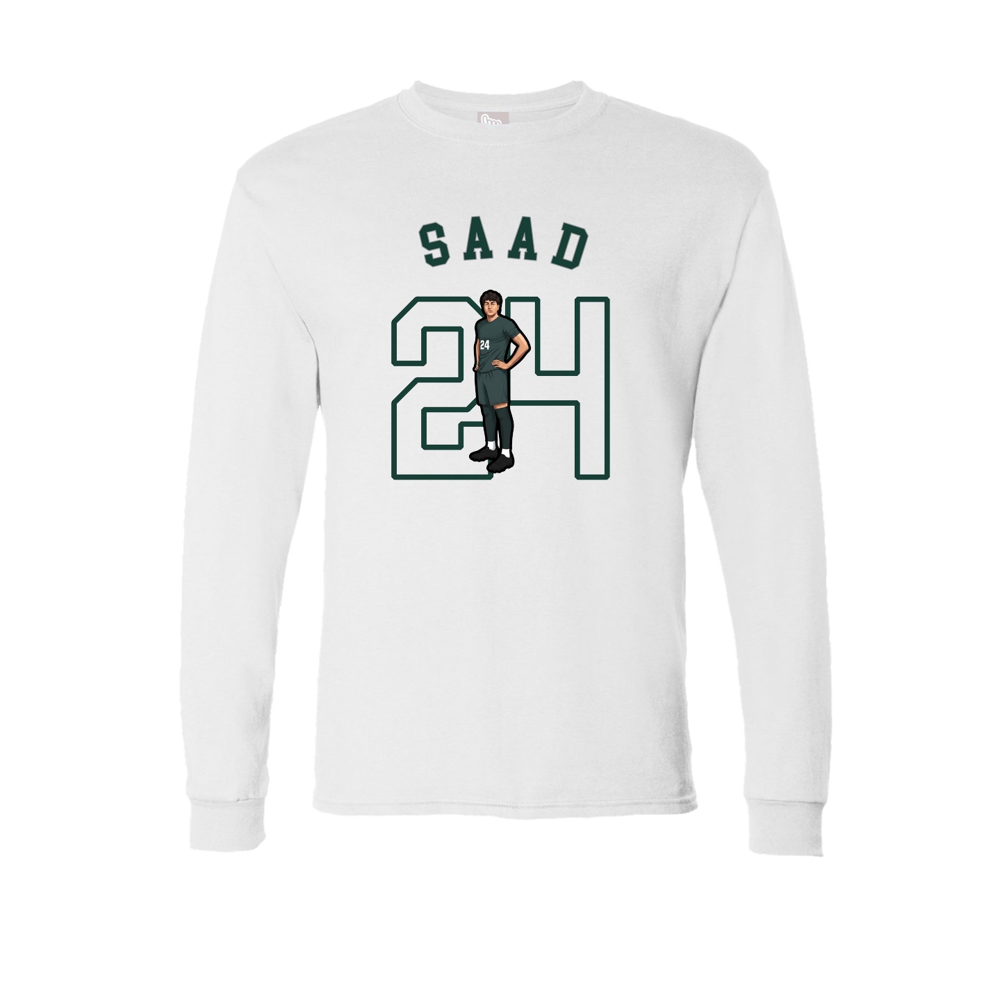 Long Sleeve Tee — Shirsey Arch in White