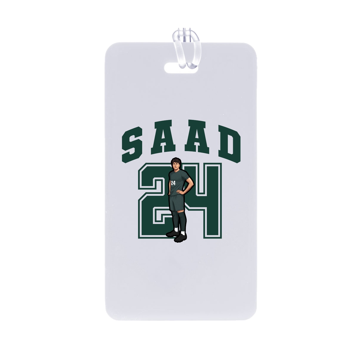 Bag Tag — Number in Classic