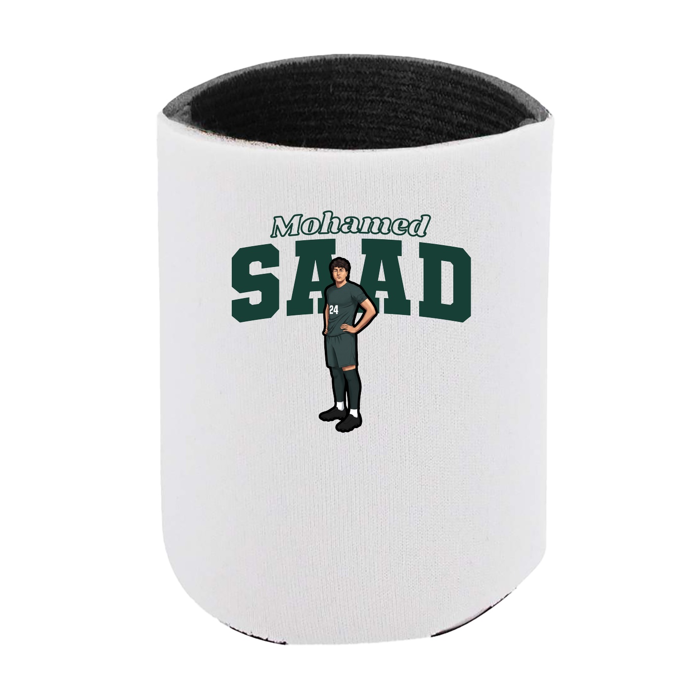 Can Holder — Name Arch in White
