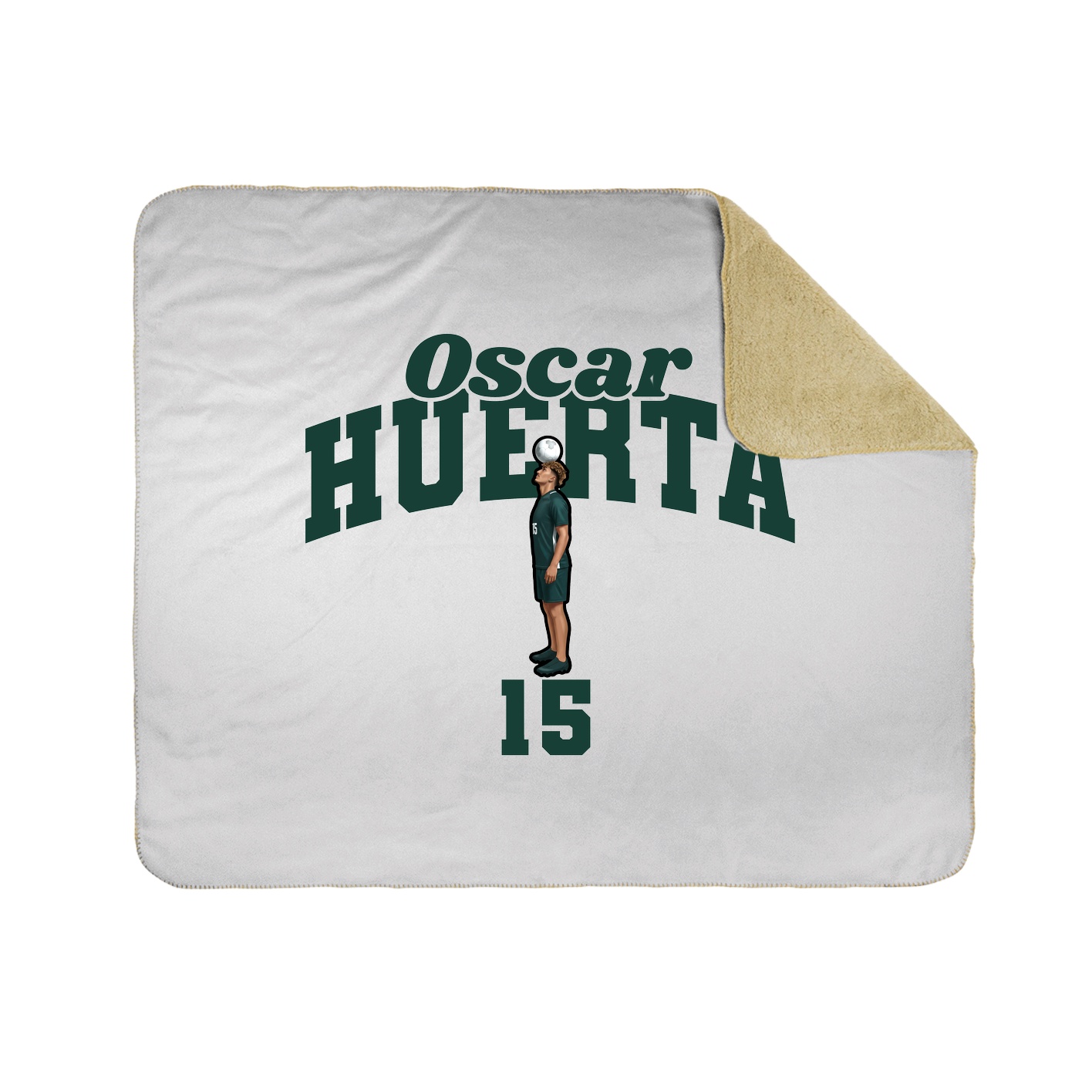 Throw Blanket — Signature Arch in White
