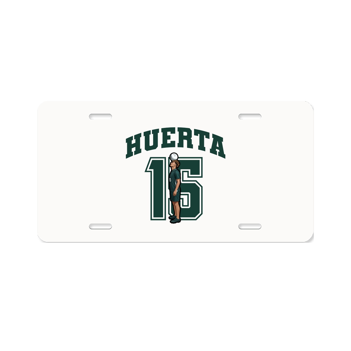 License Plate — Number in Classic