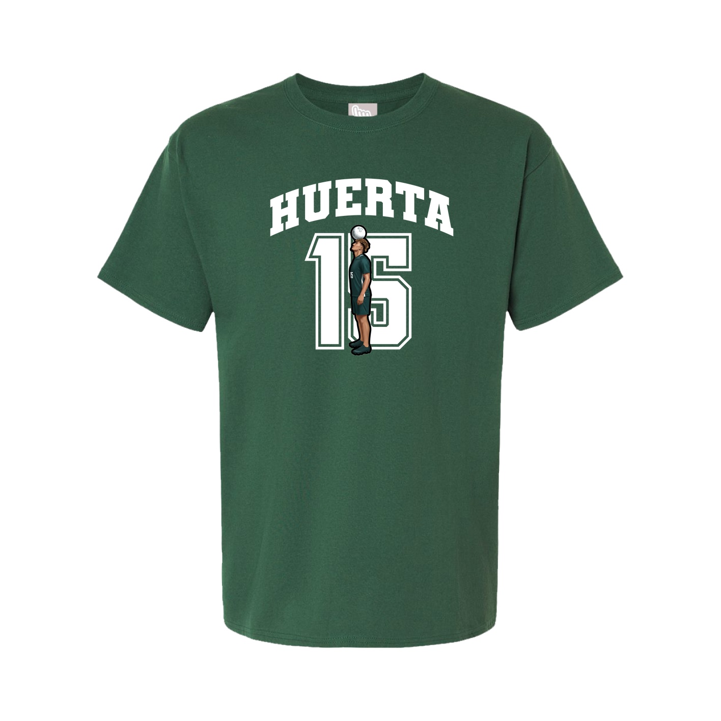Youth Tee — Number in Green