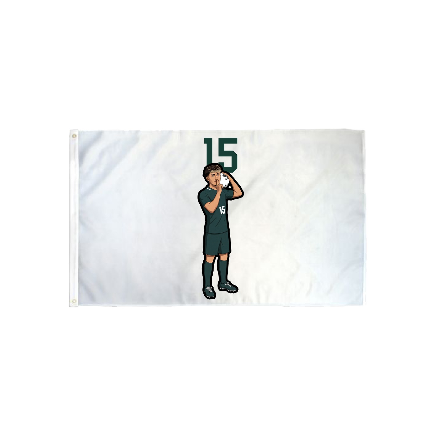 3x5 Flag — Number Top in Classic