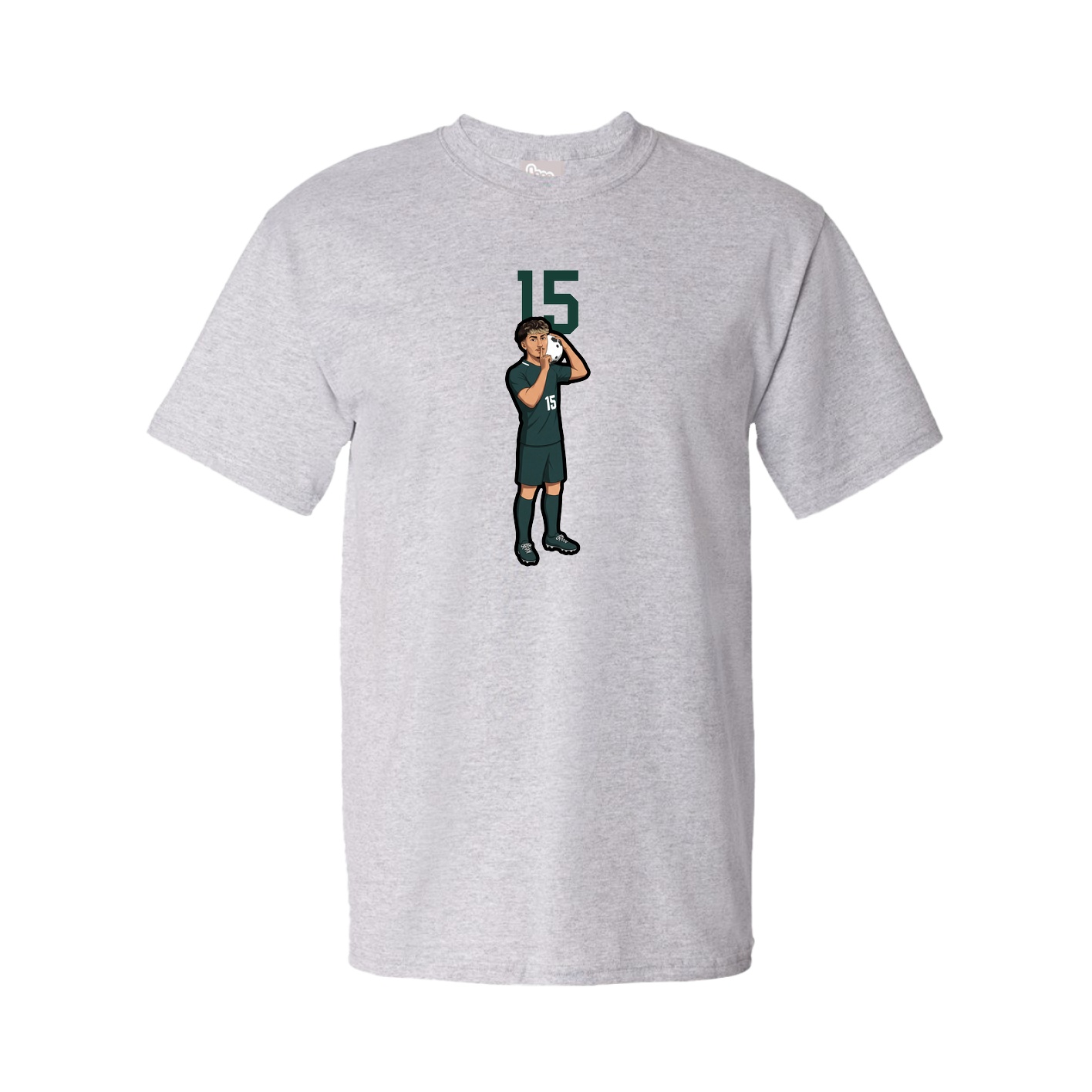 Tee — Number Top in Grey