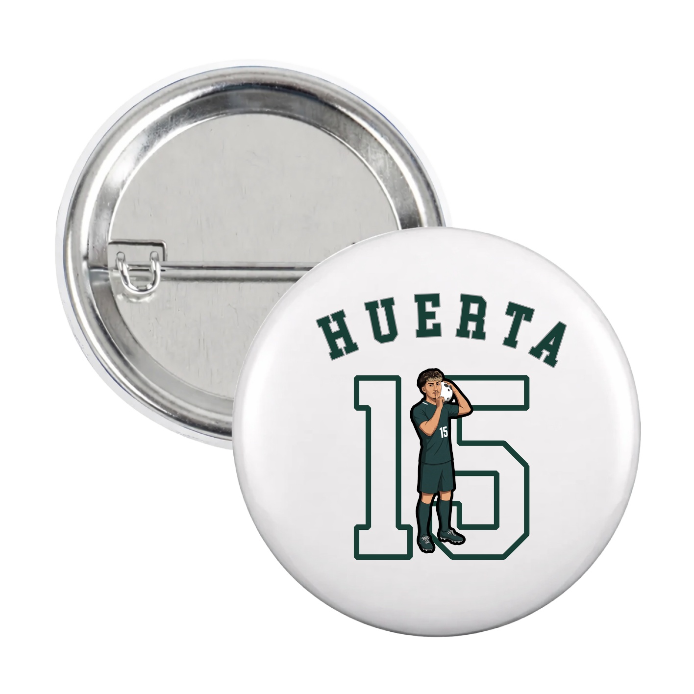 Game Day Button — Shirsey Arch in White