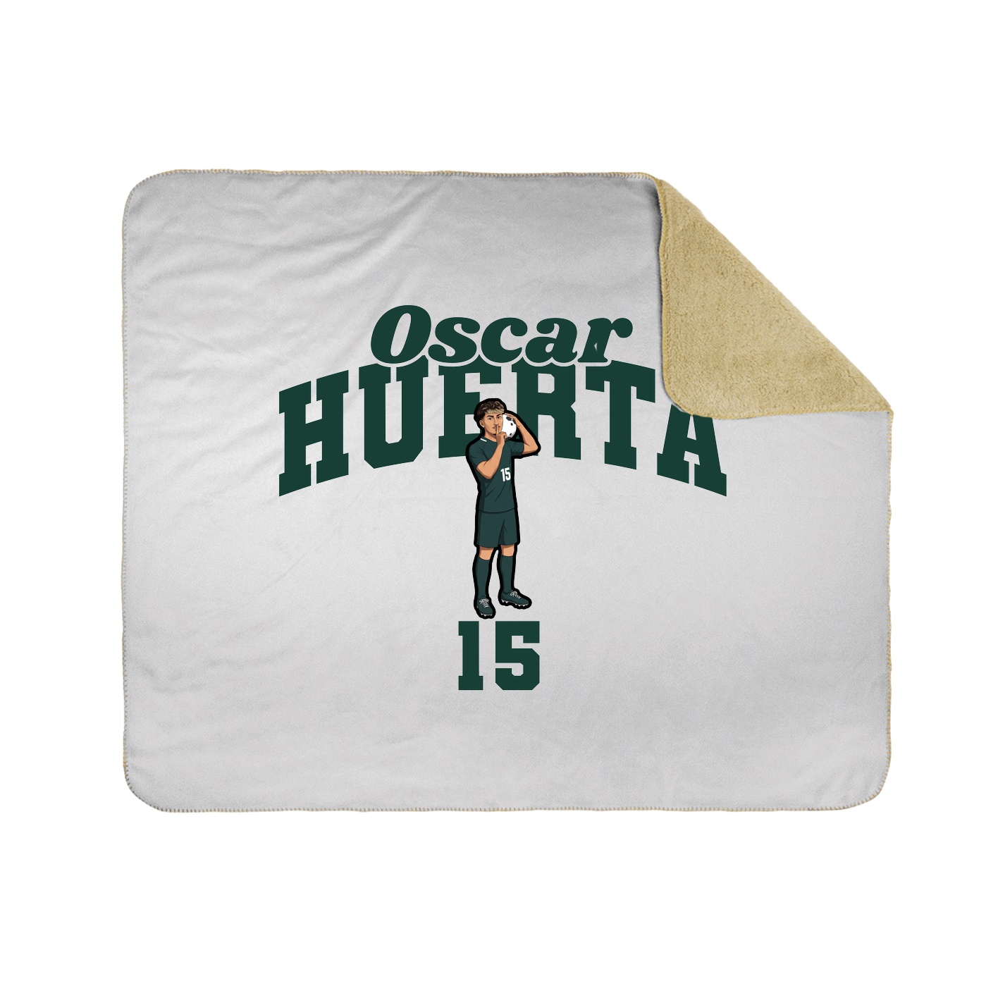Throw Blanket — Signature Arch in White