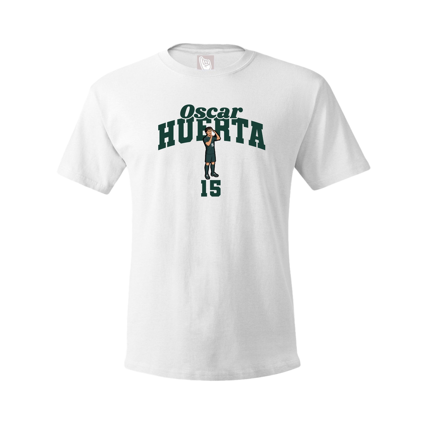 Youth Tee — Signature Arch in White
