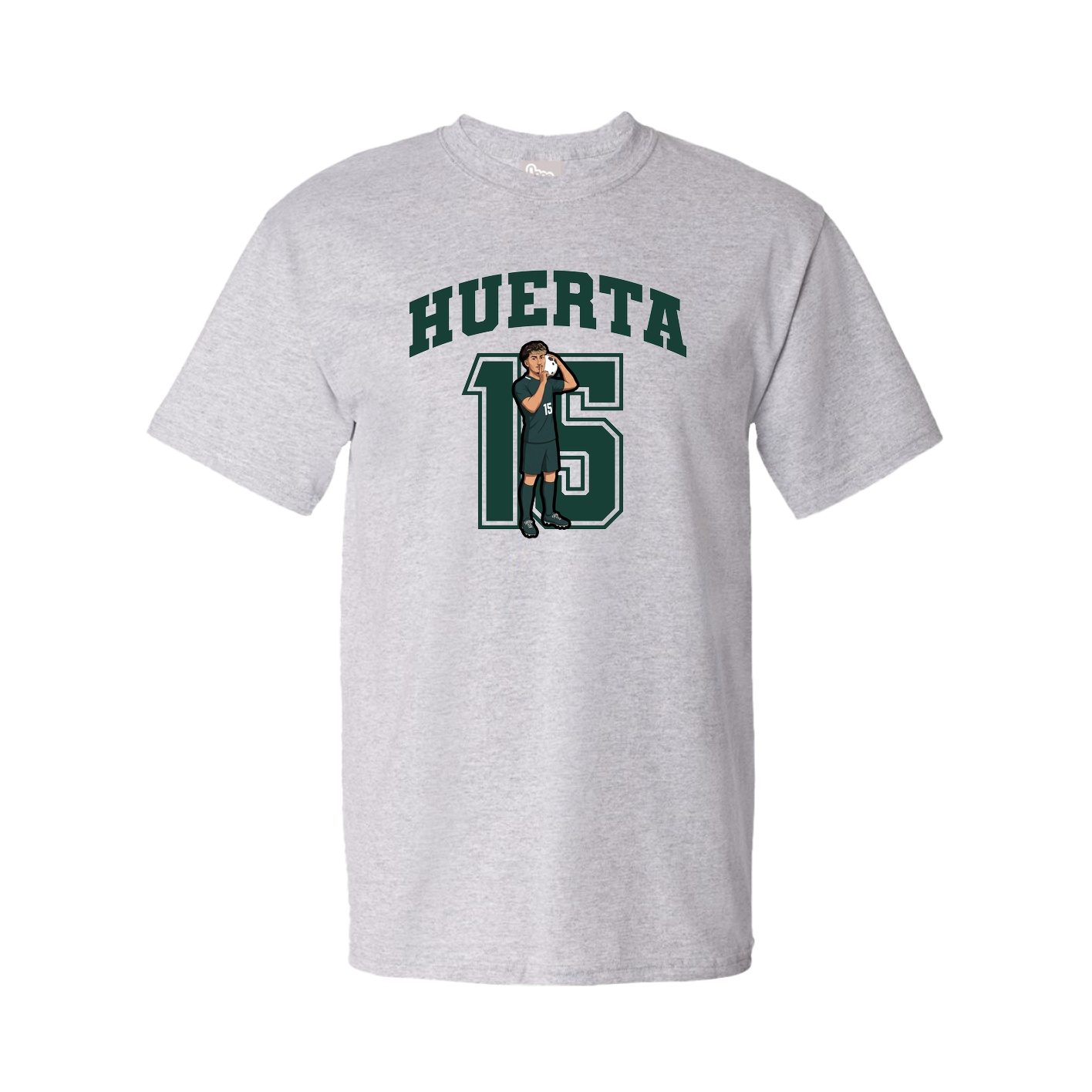 Youth Tee — Number in Grey