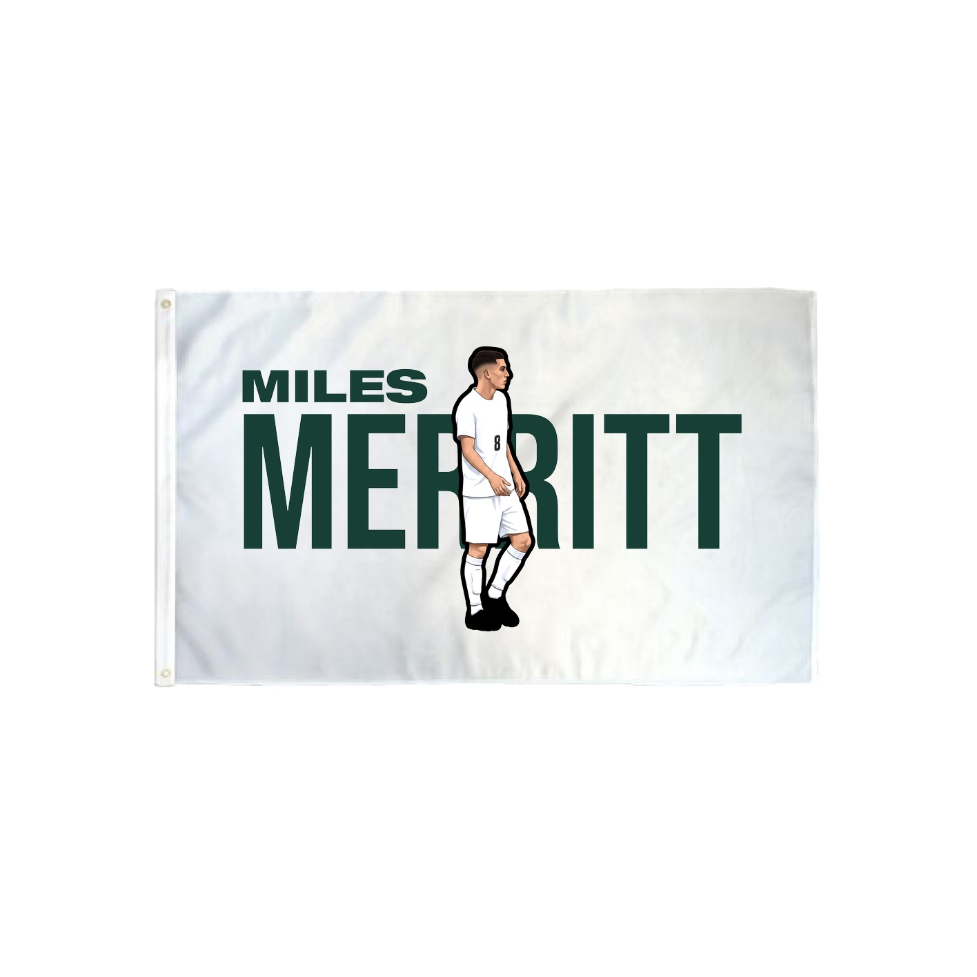 3x5 Flag — Player Name in Classic