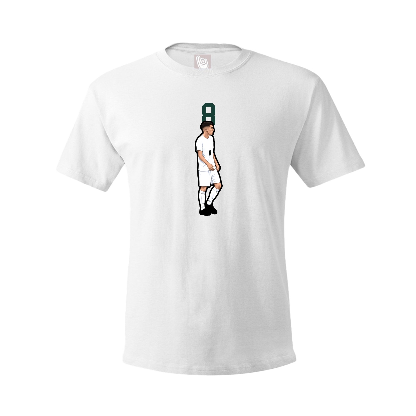 Tee — Number Top in White