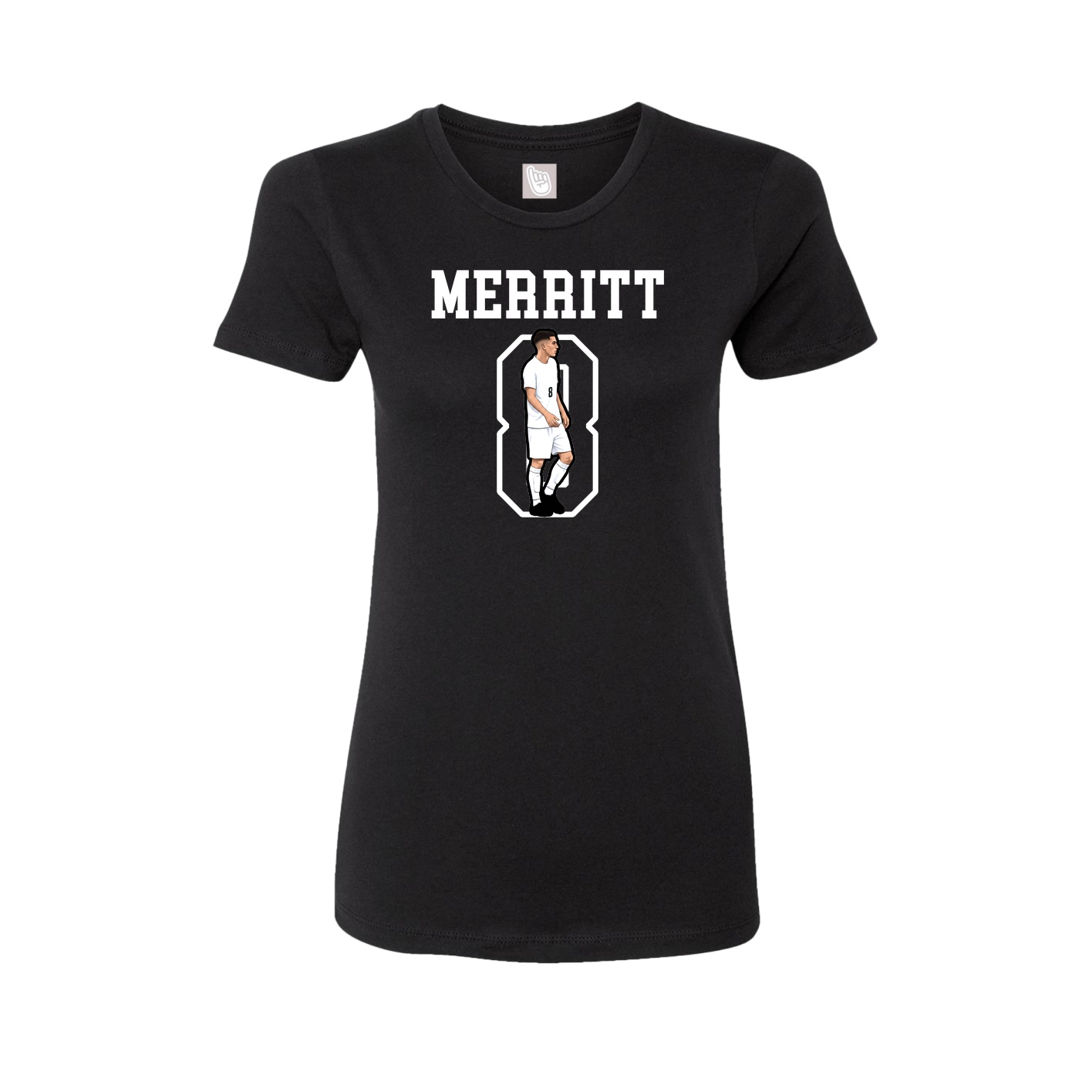 Fitted Women's Tee — Shirsey in Black