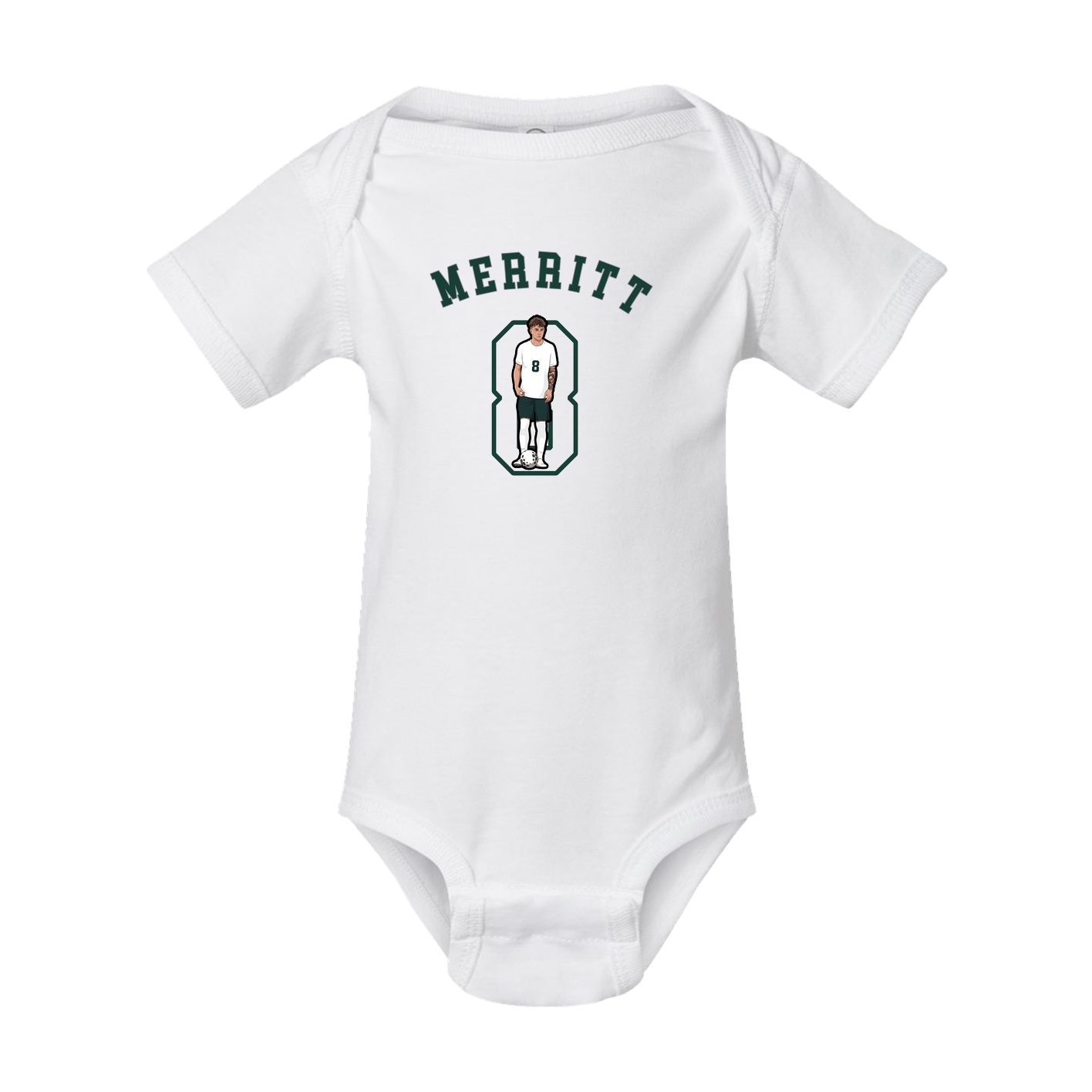 Baby Onesie — Shirsey Arch in White
