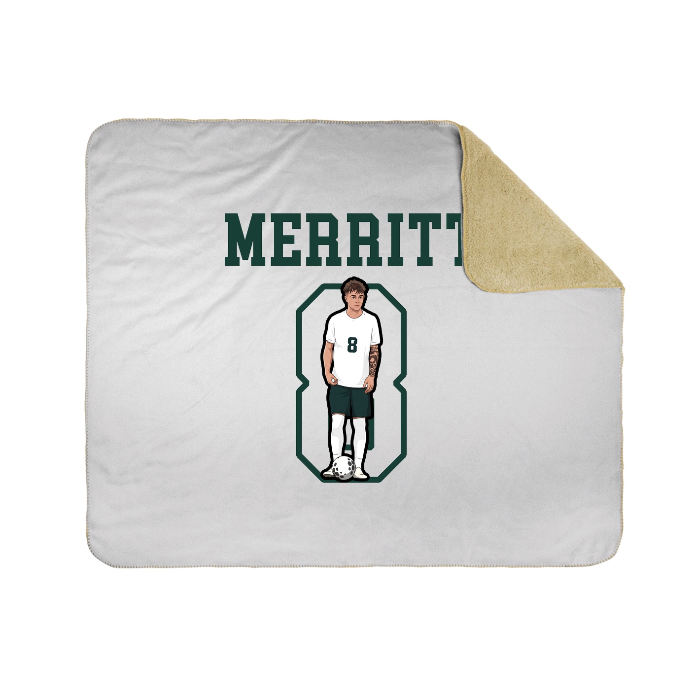 Throw Blanket — Shirsey in White