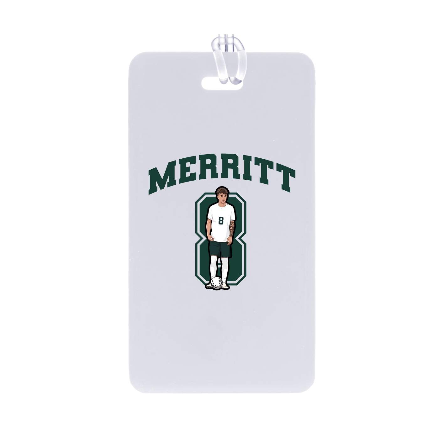 Bag Tag — Number in Classic