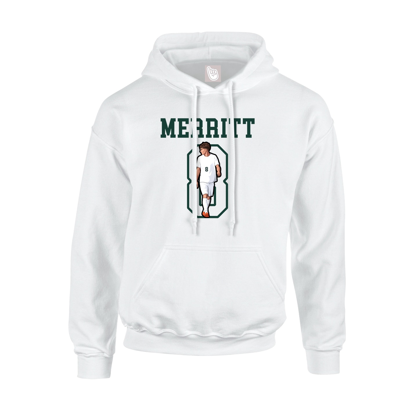 Hoodie — Shirsey in White