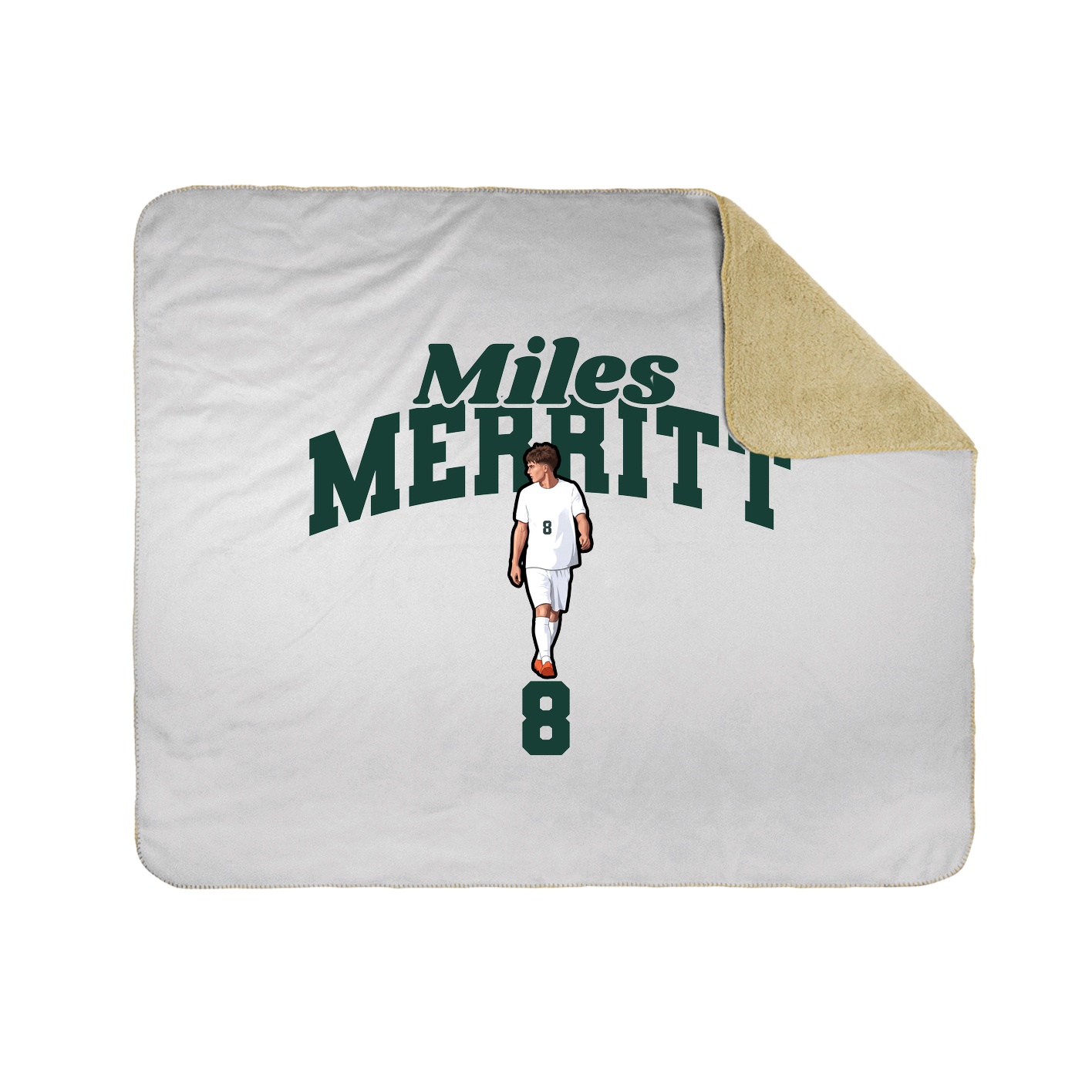 Throw Blanket — Signature Arch in White