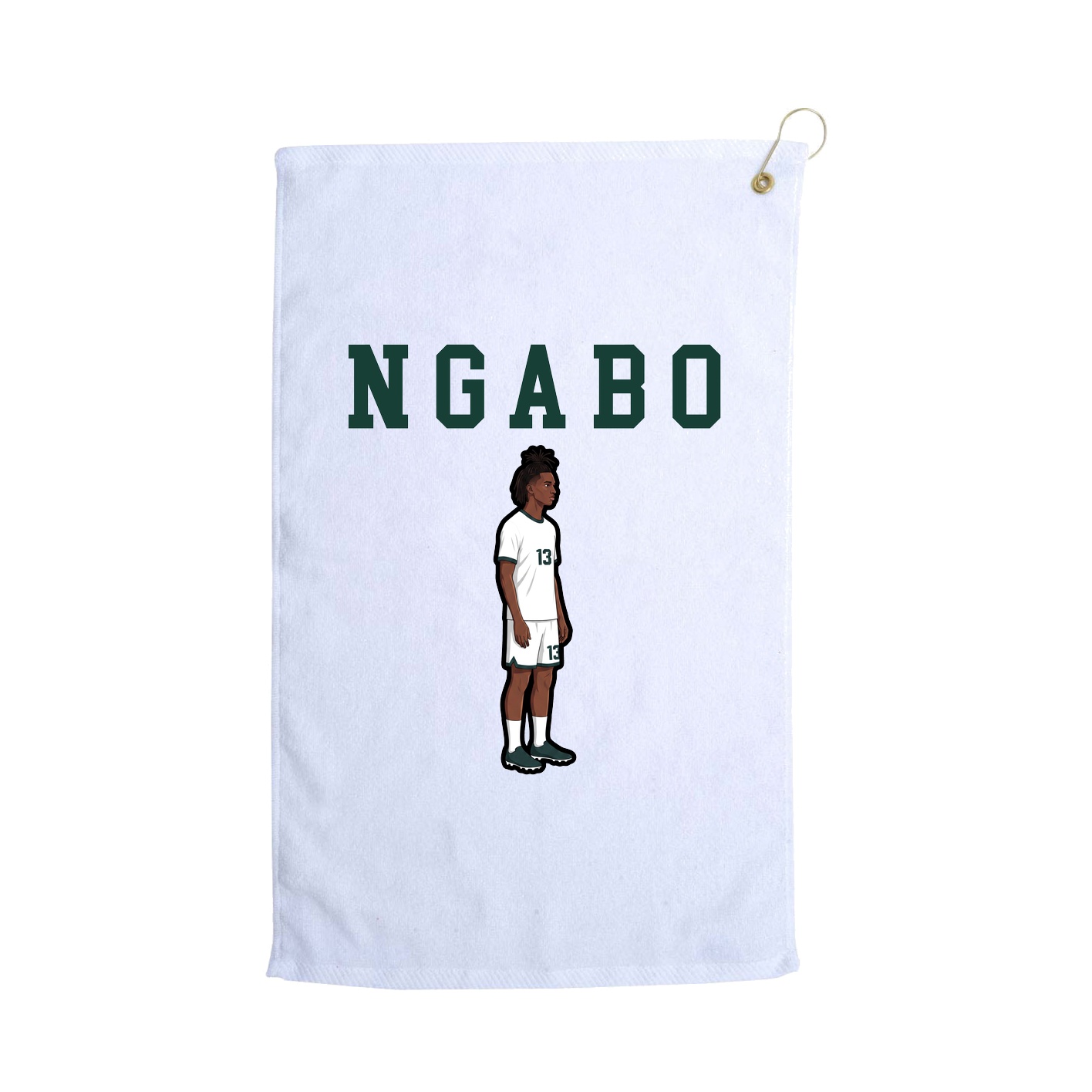 Golf Towel — Shirsey in White