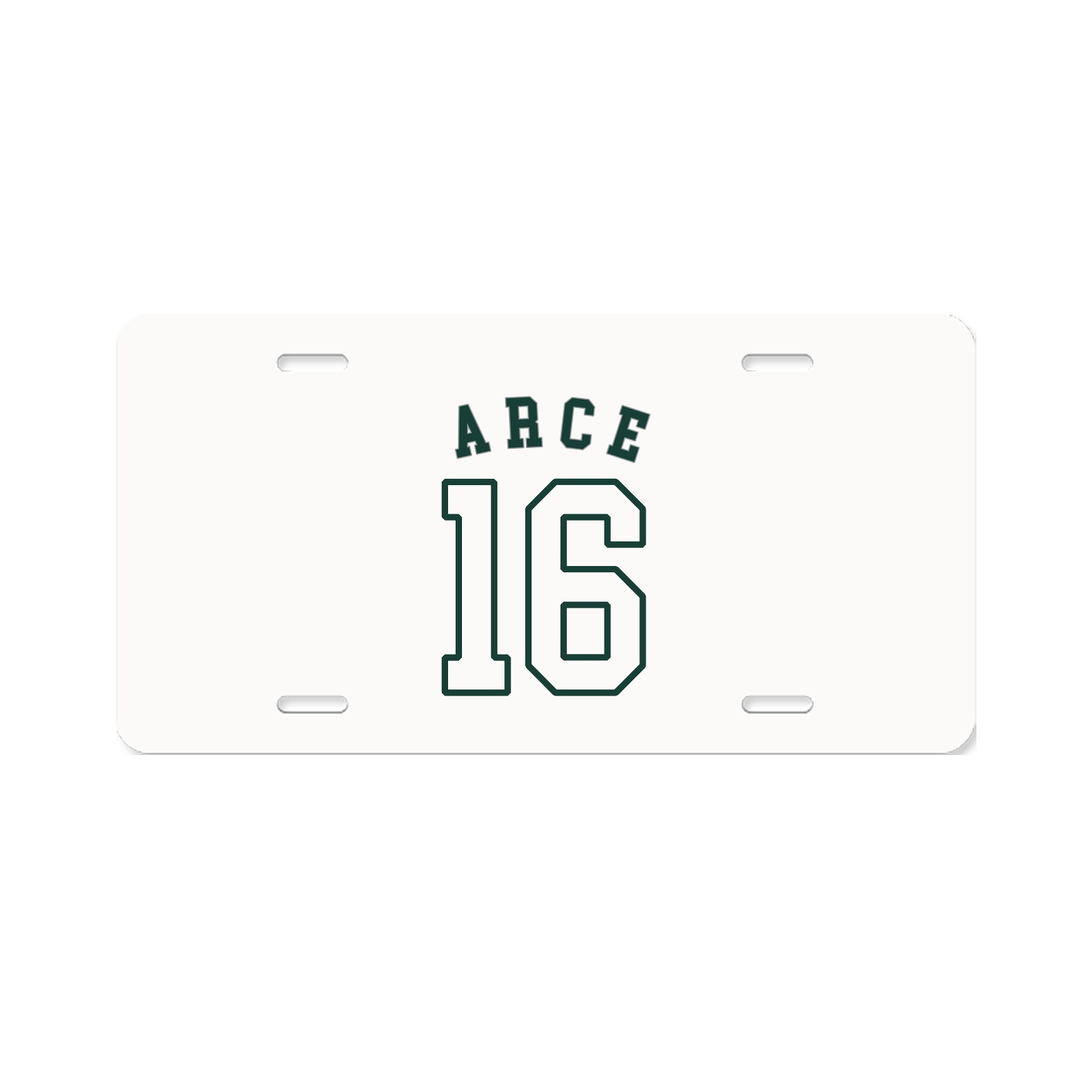 License Plate — Shirsey Arch in Classic