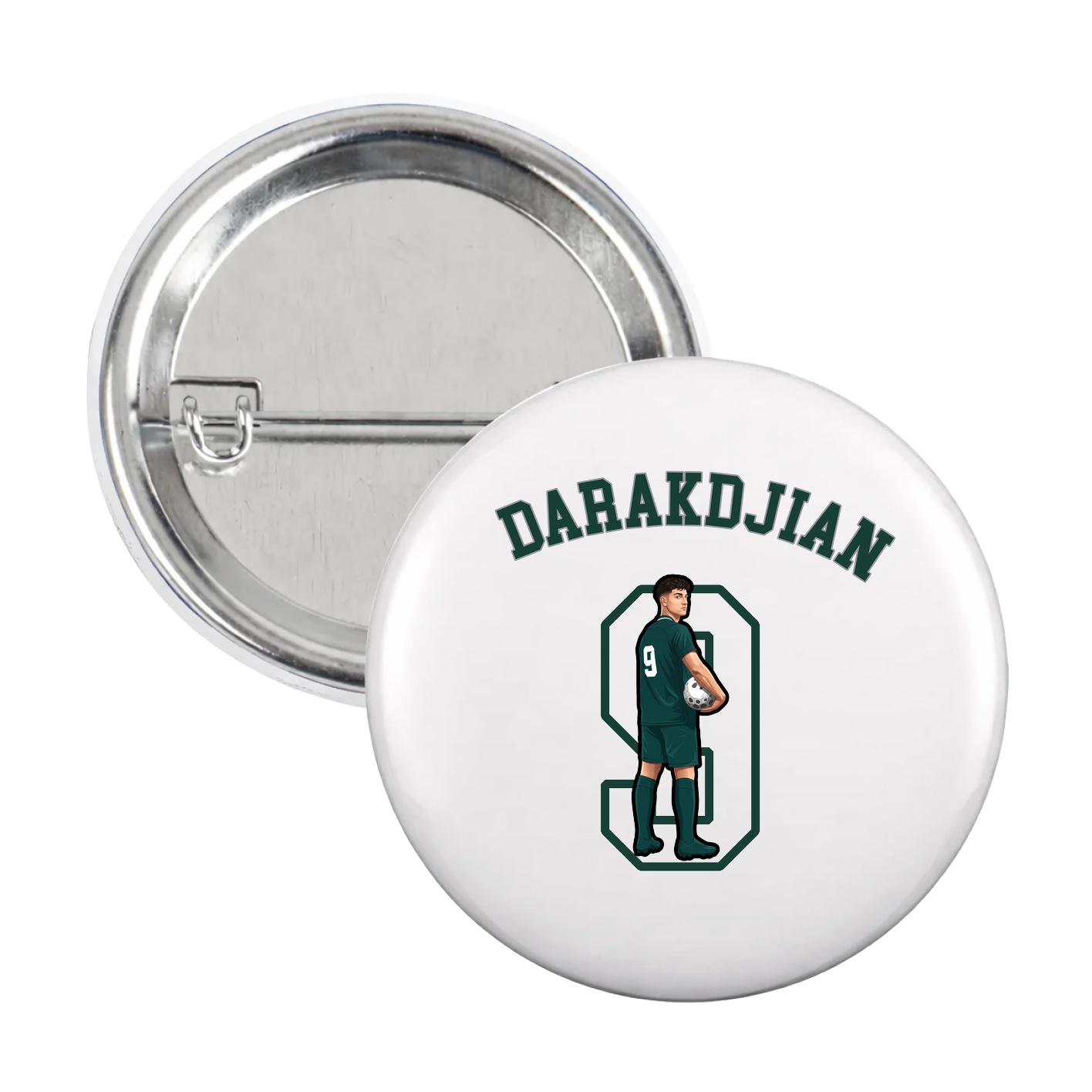 Game Day Button — Shirsey Arch in White