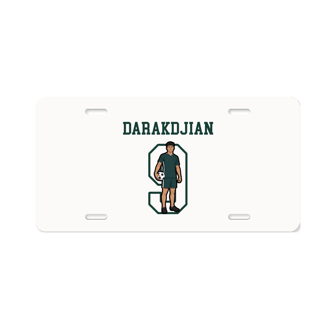 License Plate — Shirsey in Classic