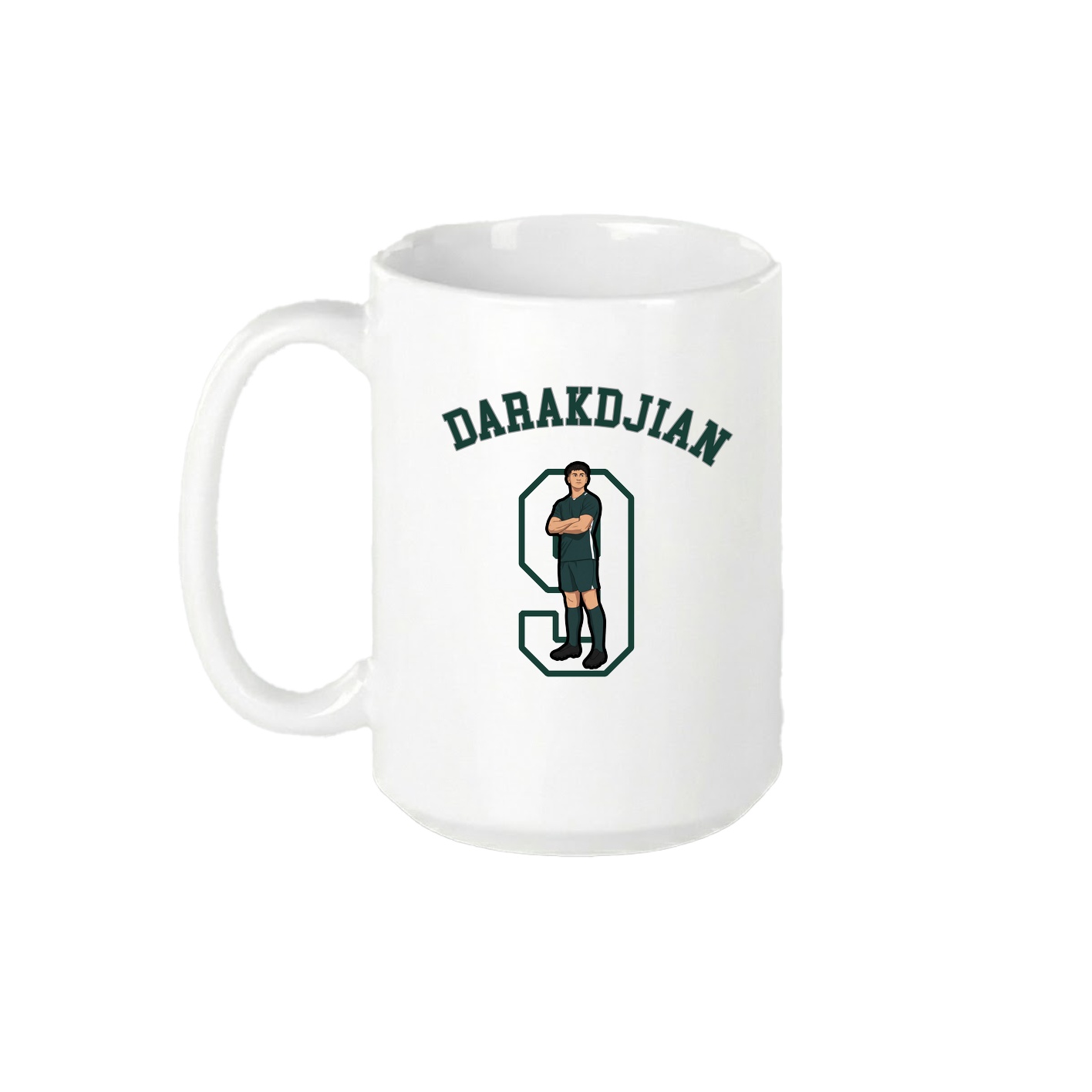 15oz Coffee Mug — Shirsey Arch in White