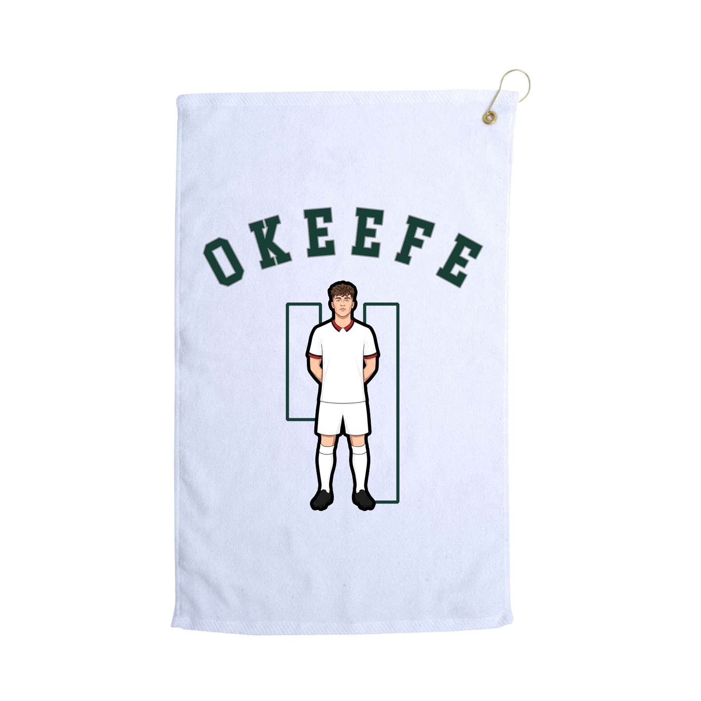 Golf Towel — Shirsey Arch in White