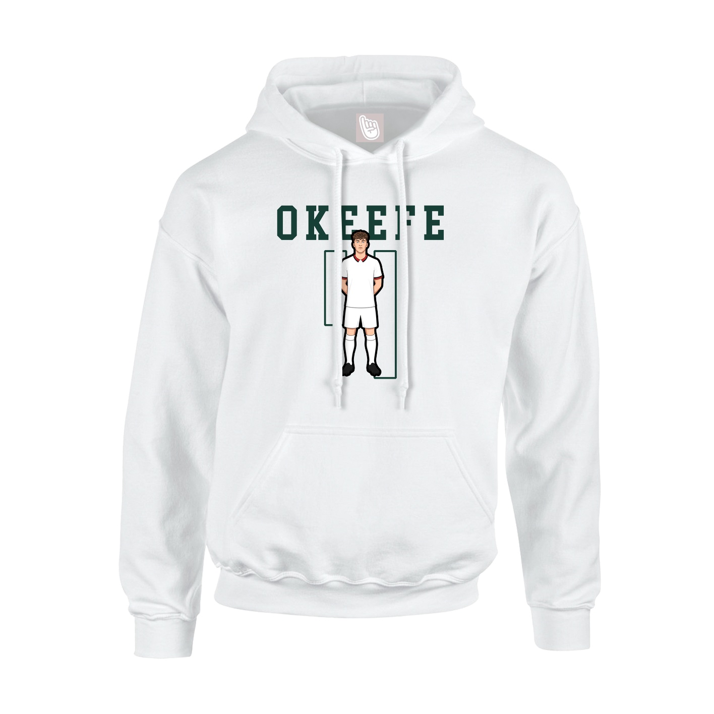 Hoodie — Shirsey in White