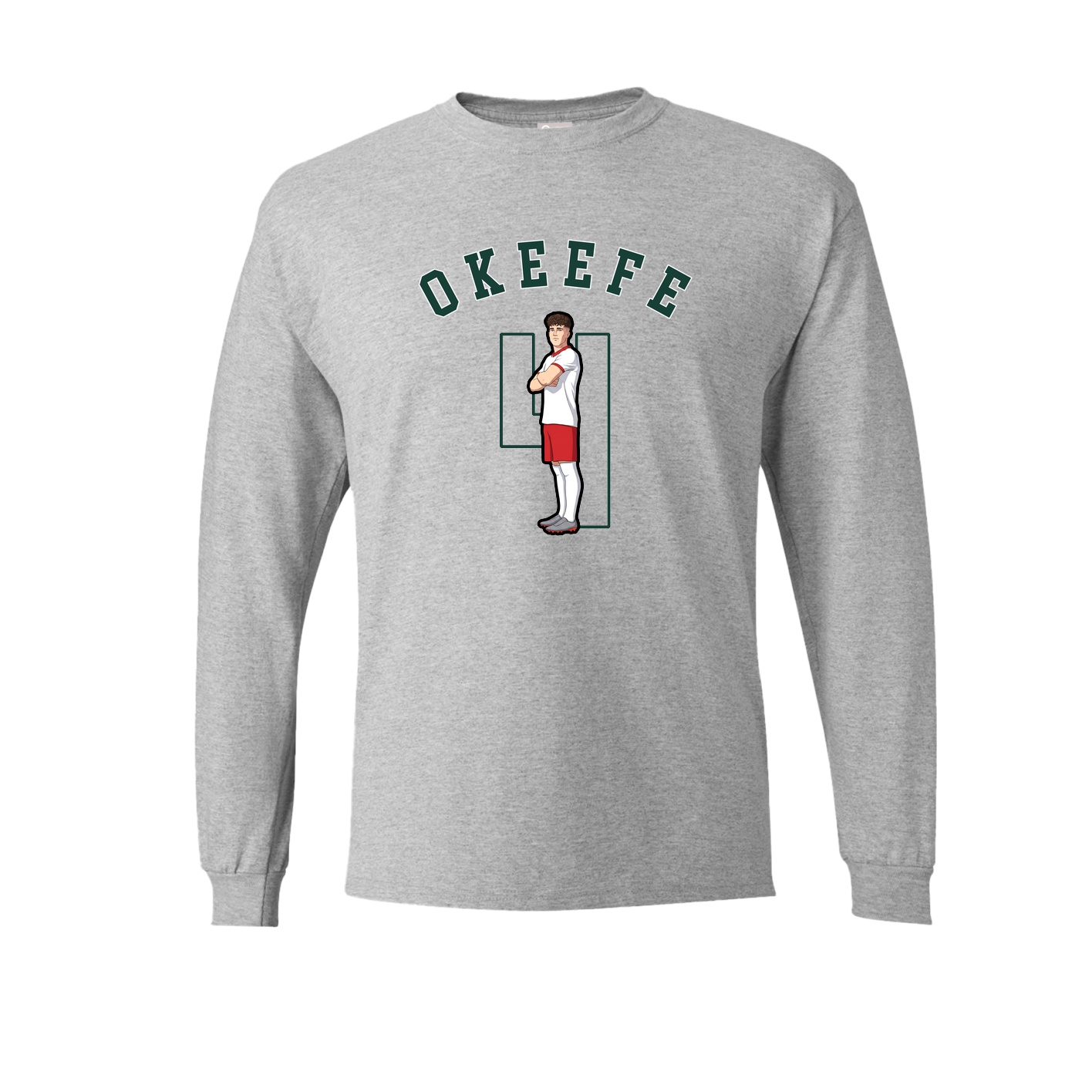 Long Sleeve Tee — Shirsey Arch in Grey
