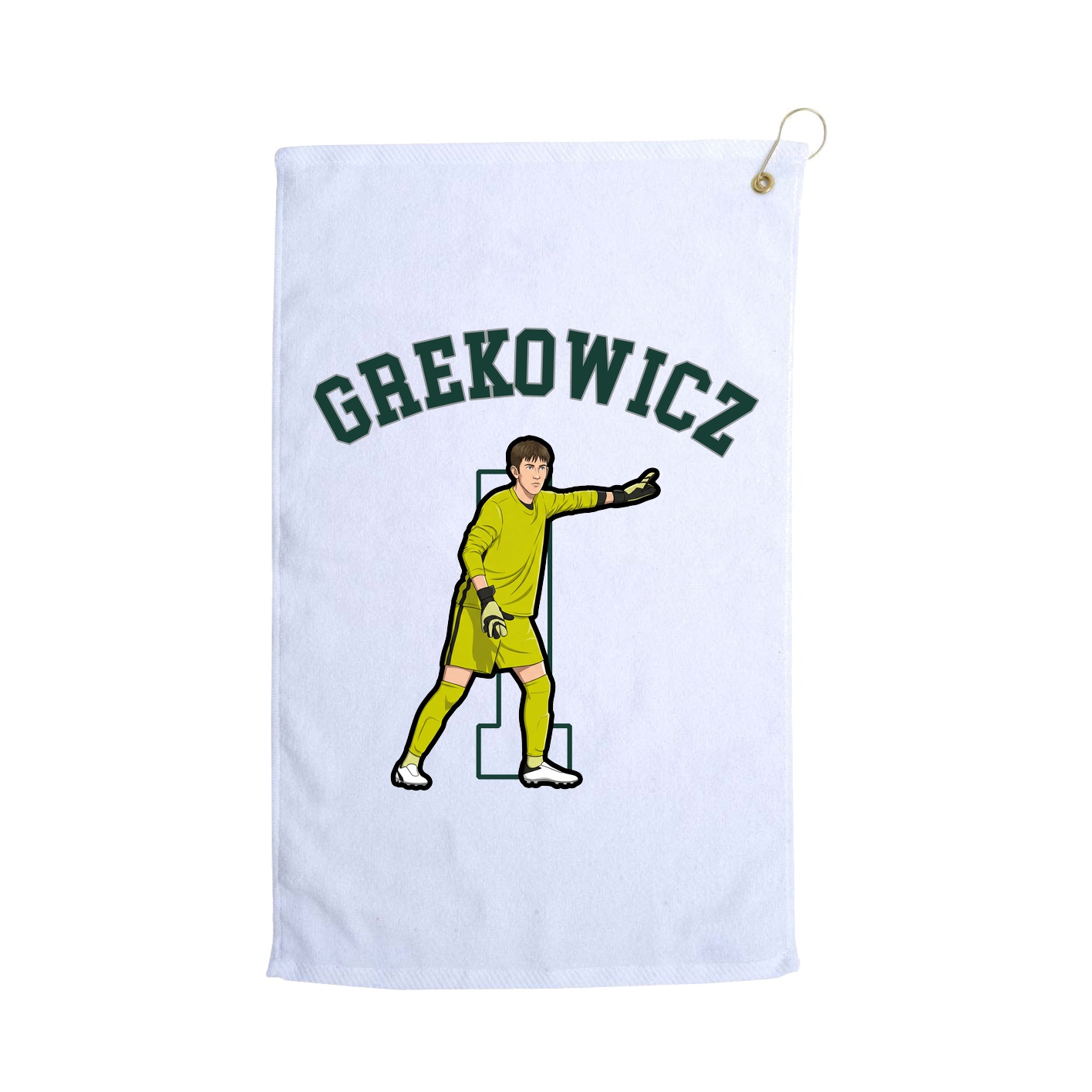 Golf Towel — Shirsey Arch in White