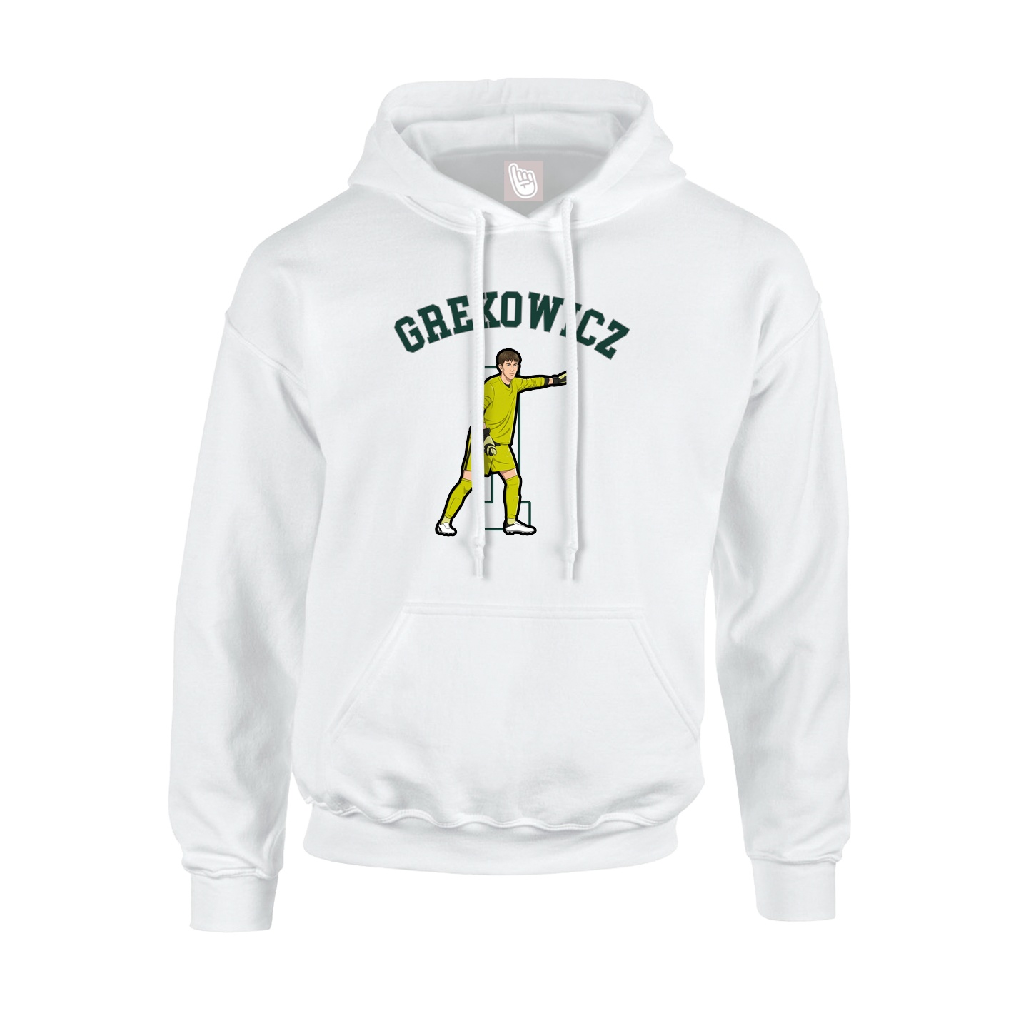 Hoodie — Shirsey Arch in White