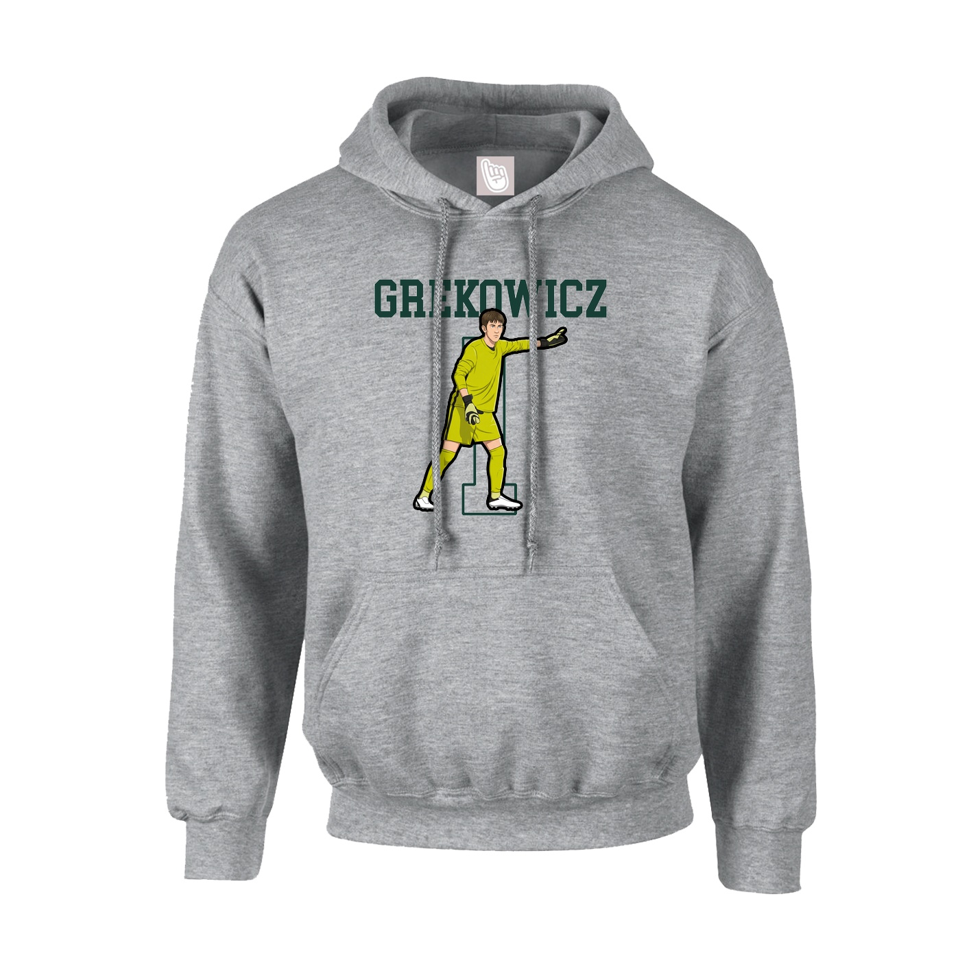 Hoodie — Shirsey in Grey
