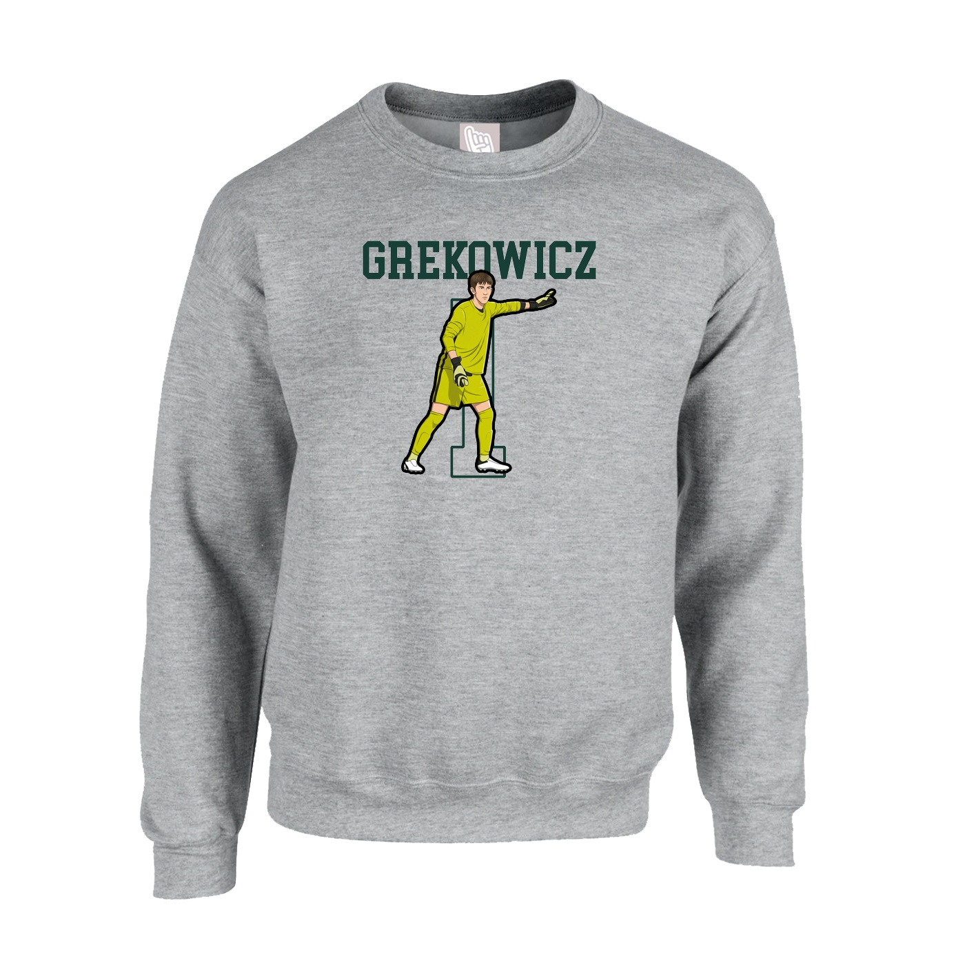 Fleece Crew — Shirsey in Grey