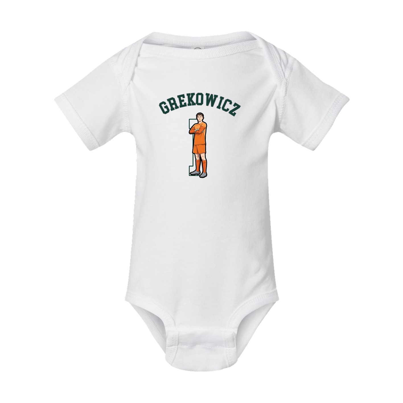 Baby Onesie — Shirsey Arch in White
