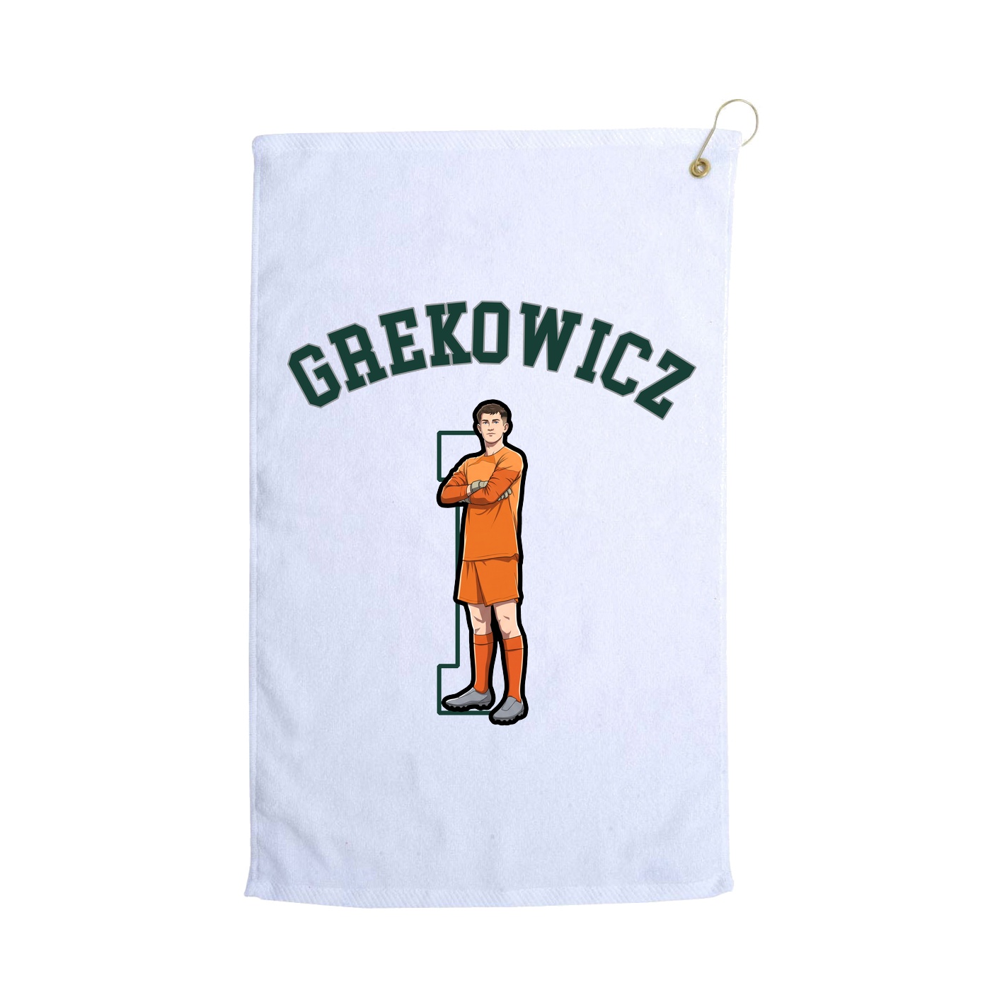 Golf Towel — Shirsey Arch in White
