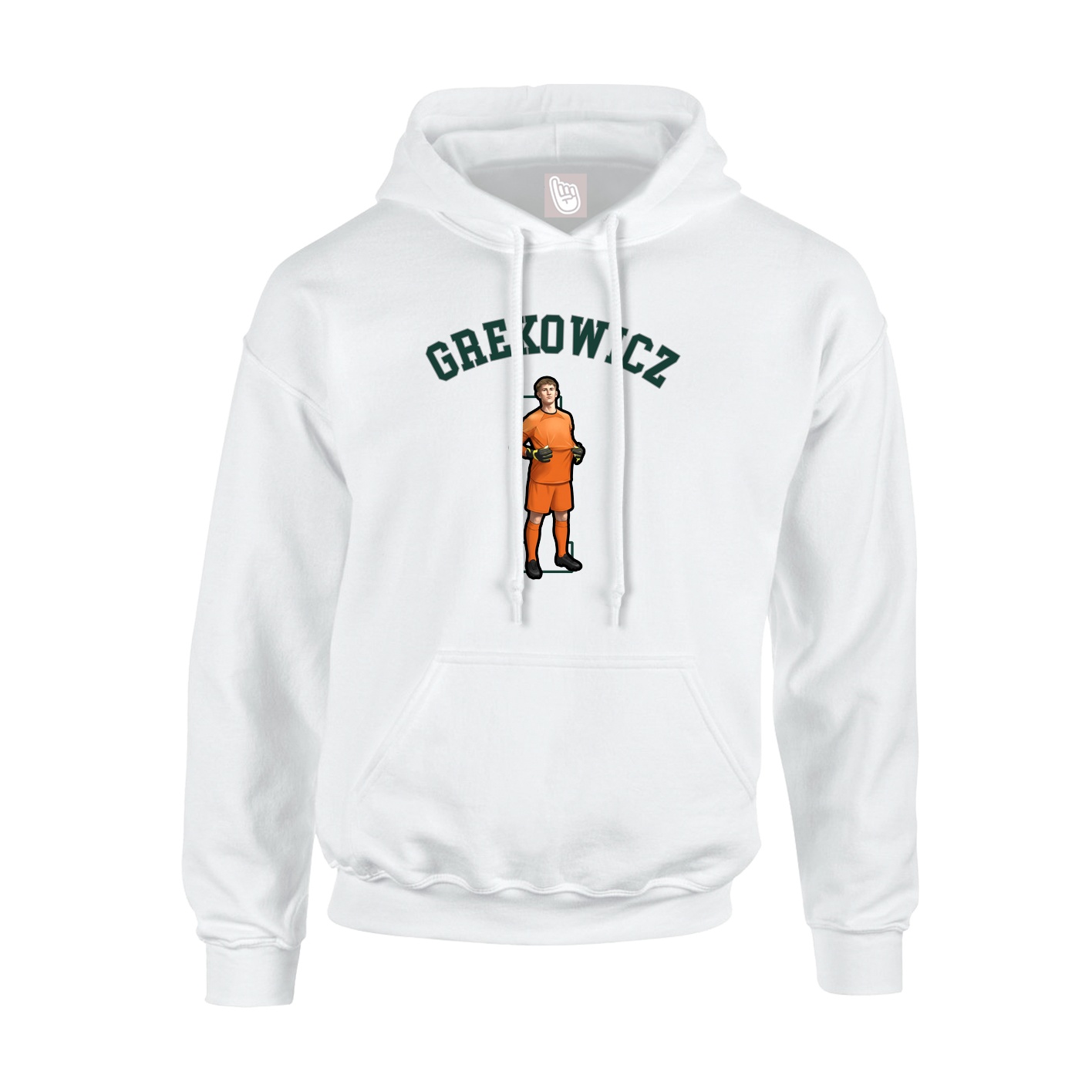 Youth Hoodie — Shirsey Arch in White