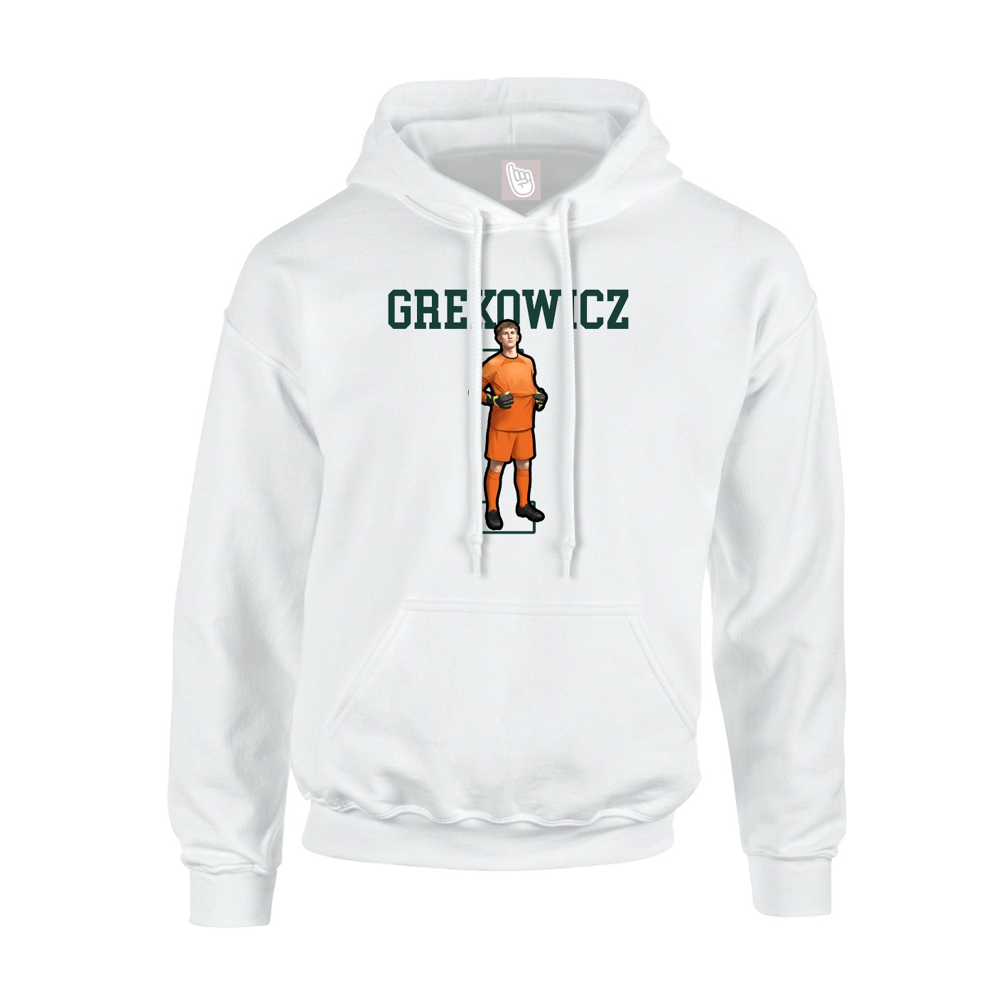 Hoodie — Shirsey in White