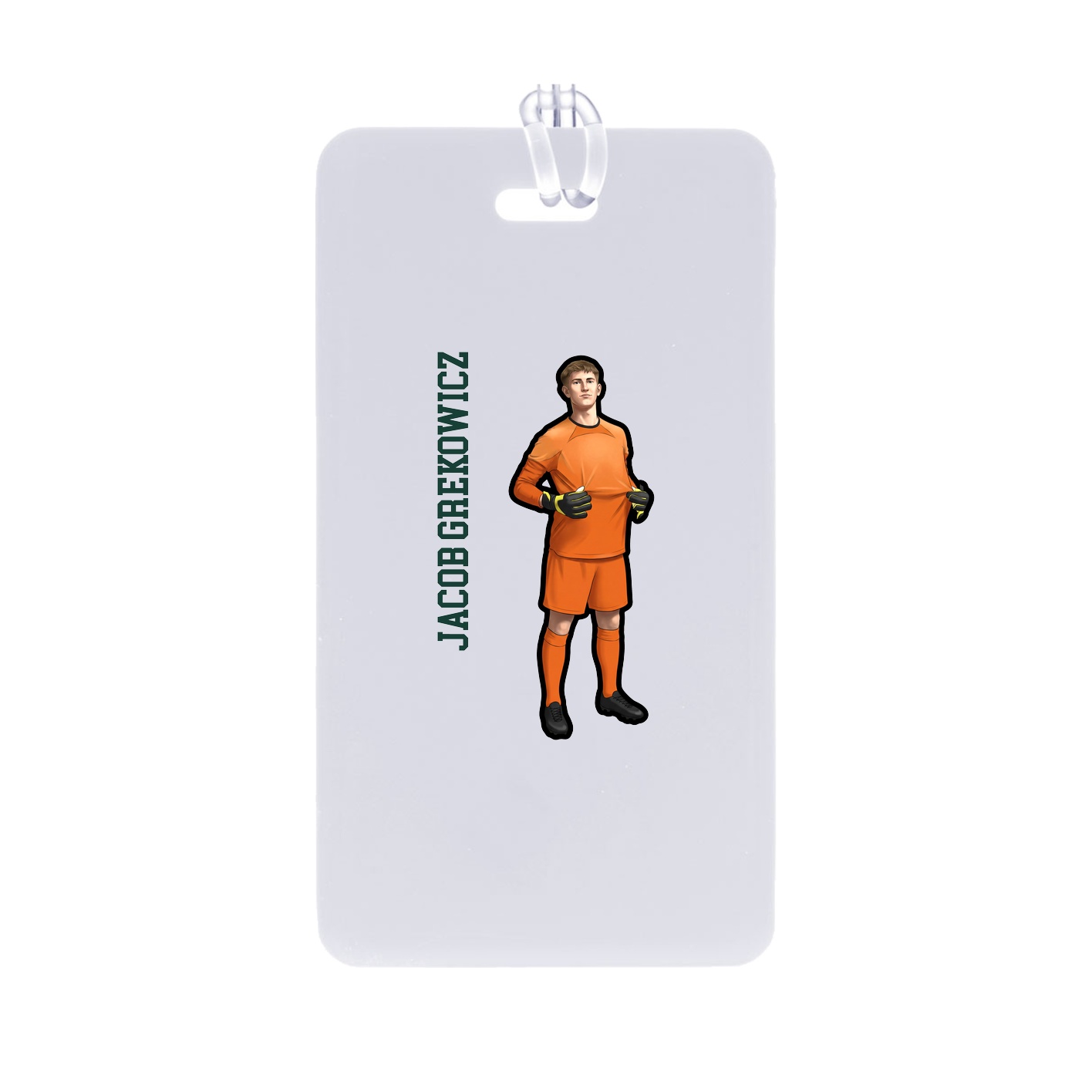 Bag Tag — Name Vertical in Classic