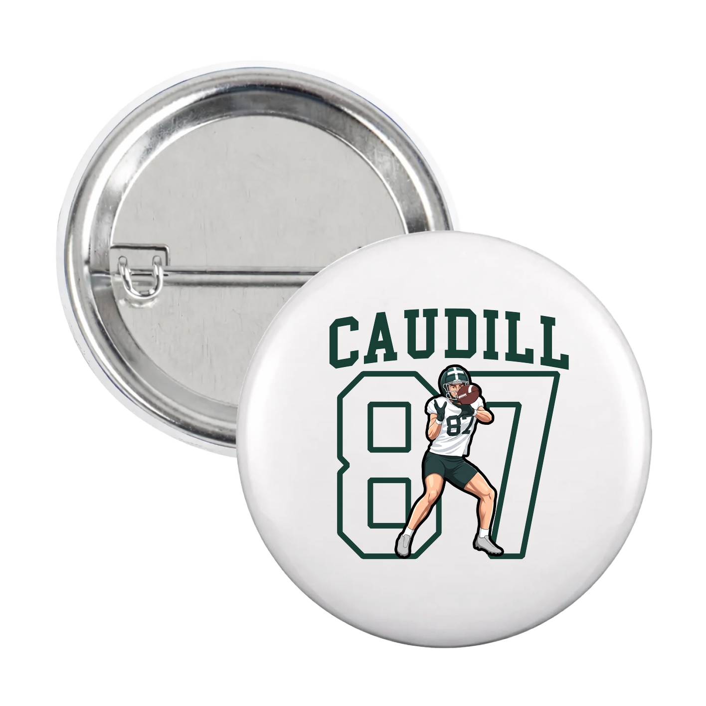 Game Day Button — Shirsey in White