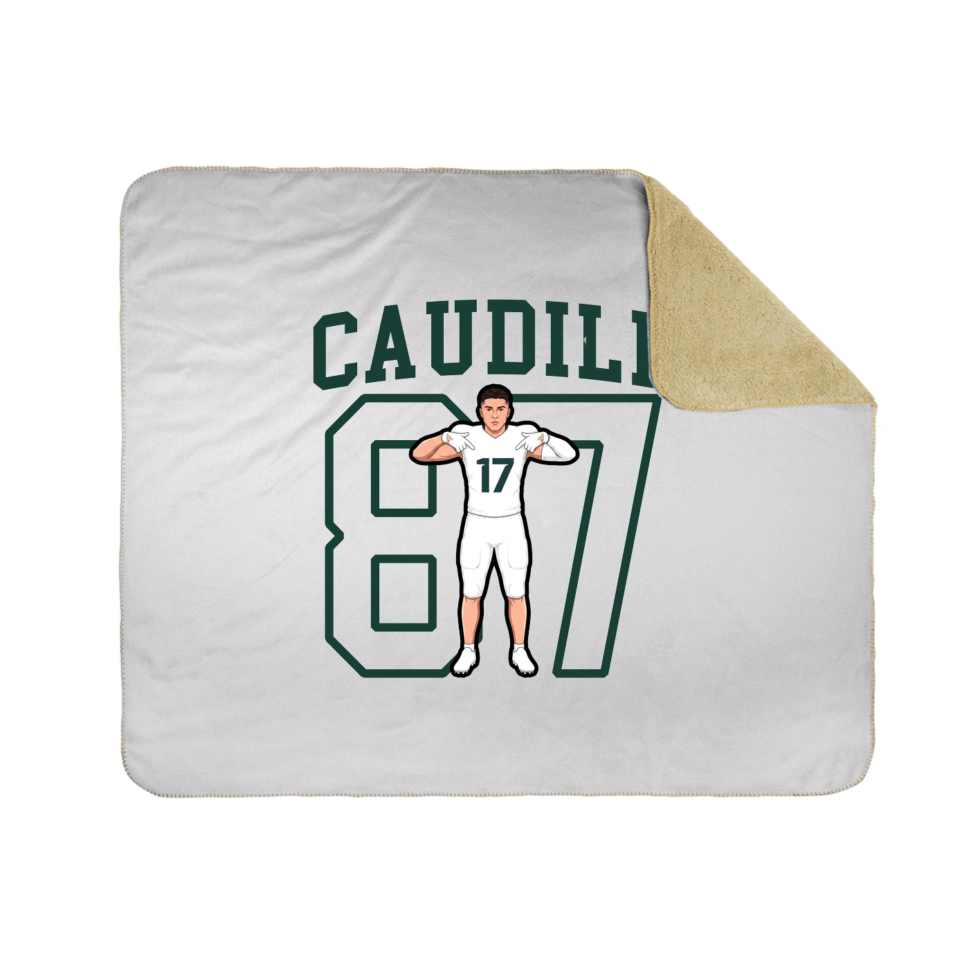 Throw Blanket — Shirsey in White