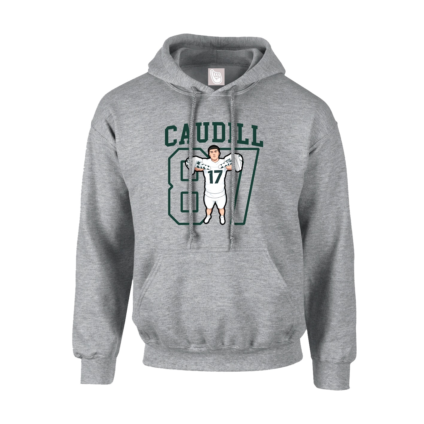 Hoodie — Shirsey in Grey