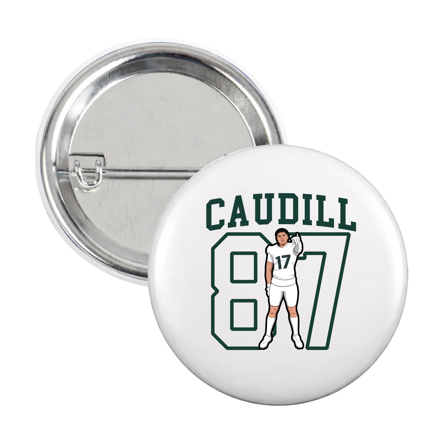 Game Day Button — Shirsey in White