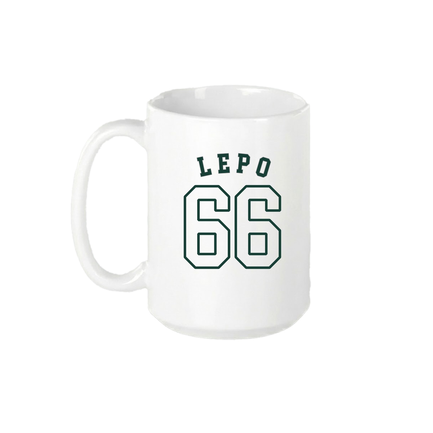 15oz Coffee Mug — Shirsey Arch in White