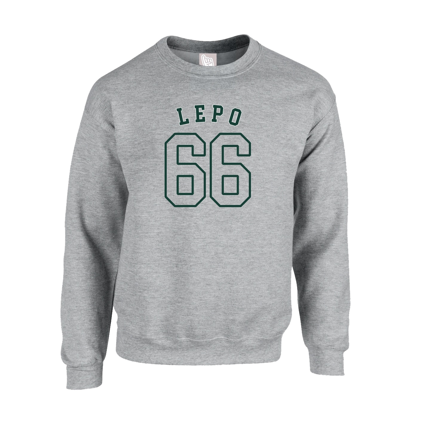Fleece Crew — Shirsey Arch in Grey