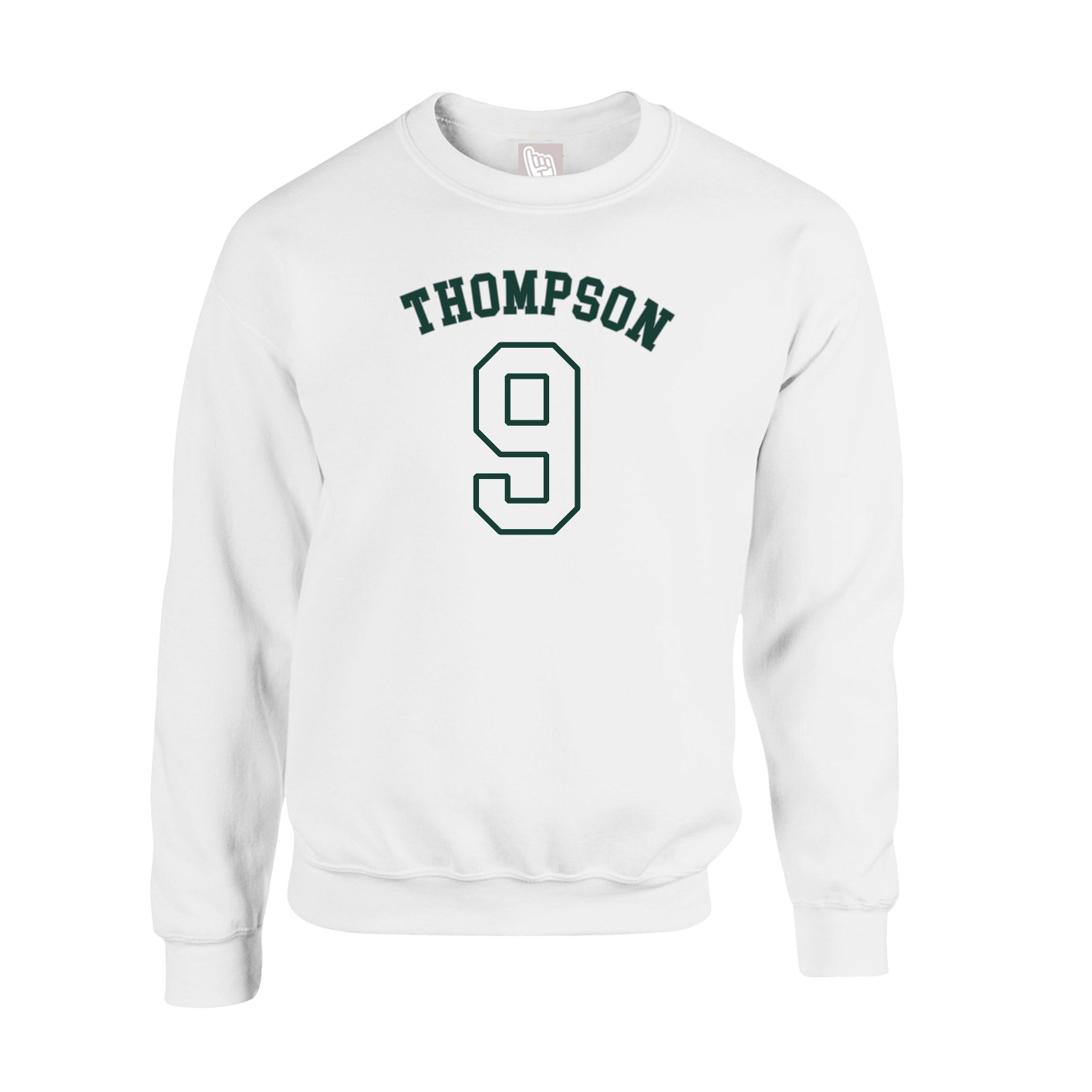 Fleece Crew — Shirsey Arch in White