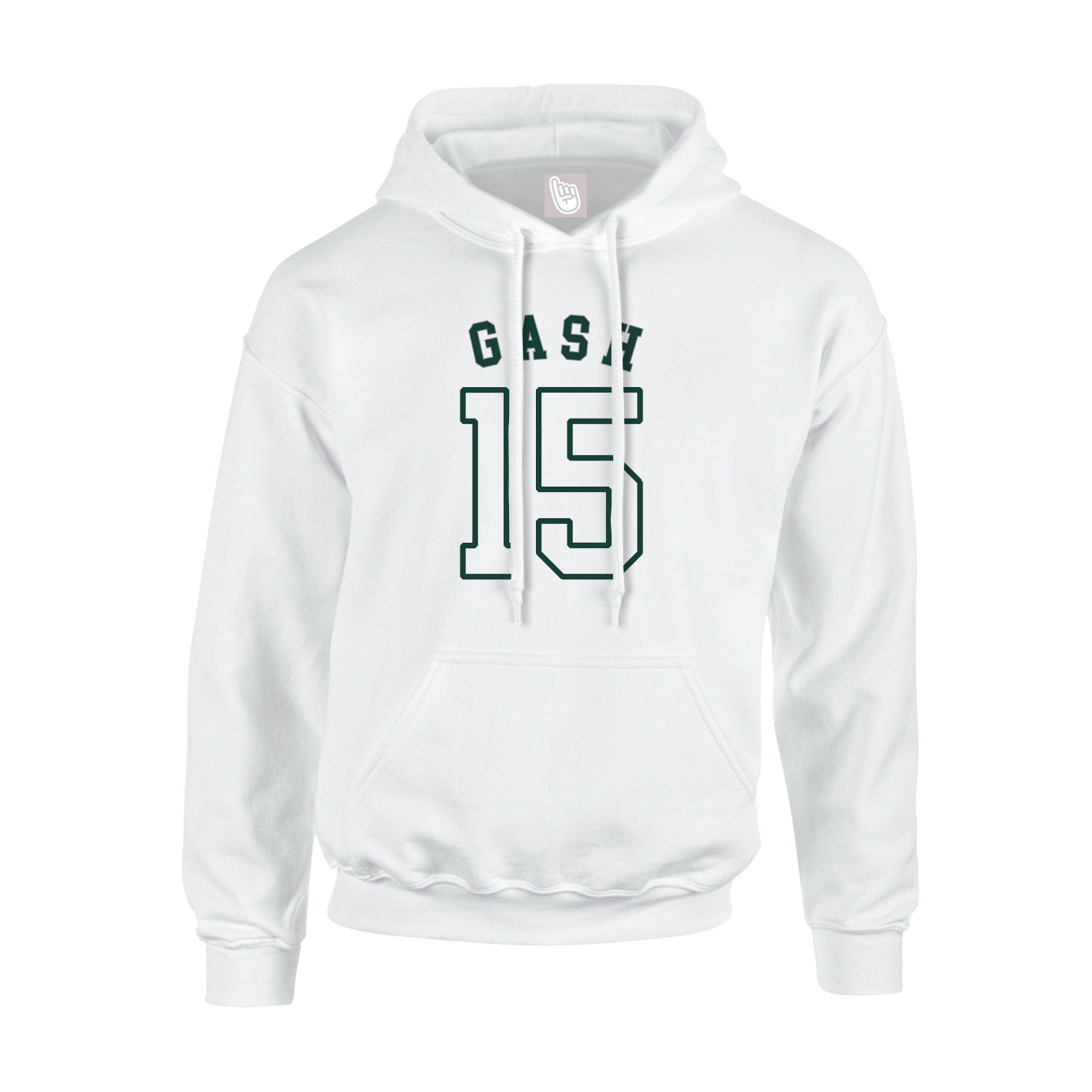 Youth Hoodie — Shirsey Arch in White