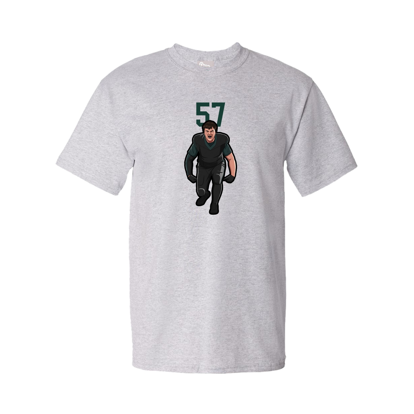 Tee — Number Top in Grey