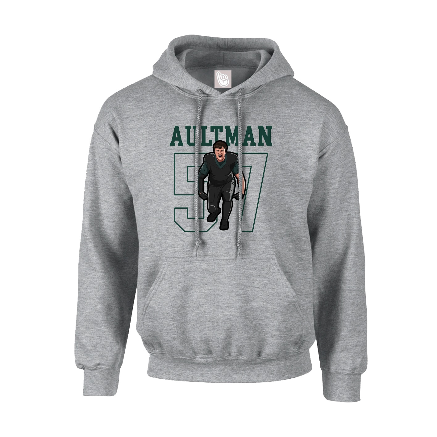 Hoodie — Shirsey in Grey