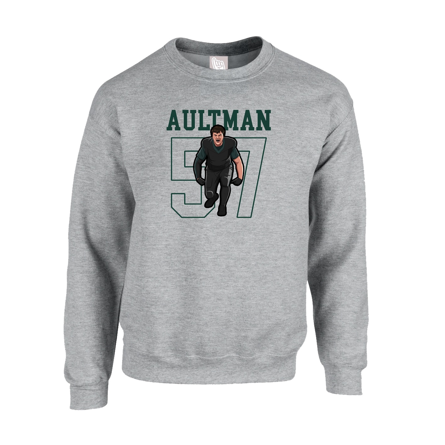 Fleece Crew — Shirsey in Grey