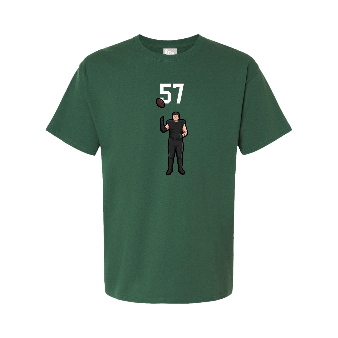 Youth Tee — Number Top in Green